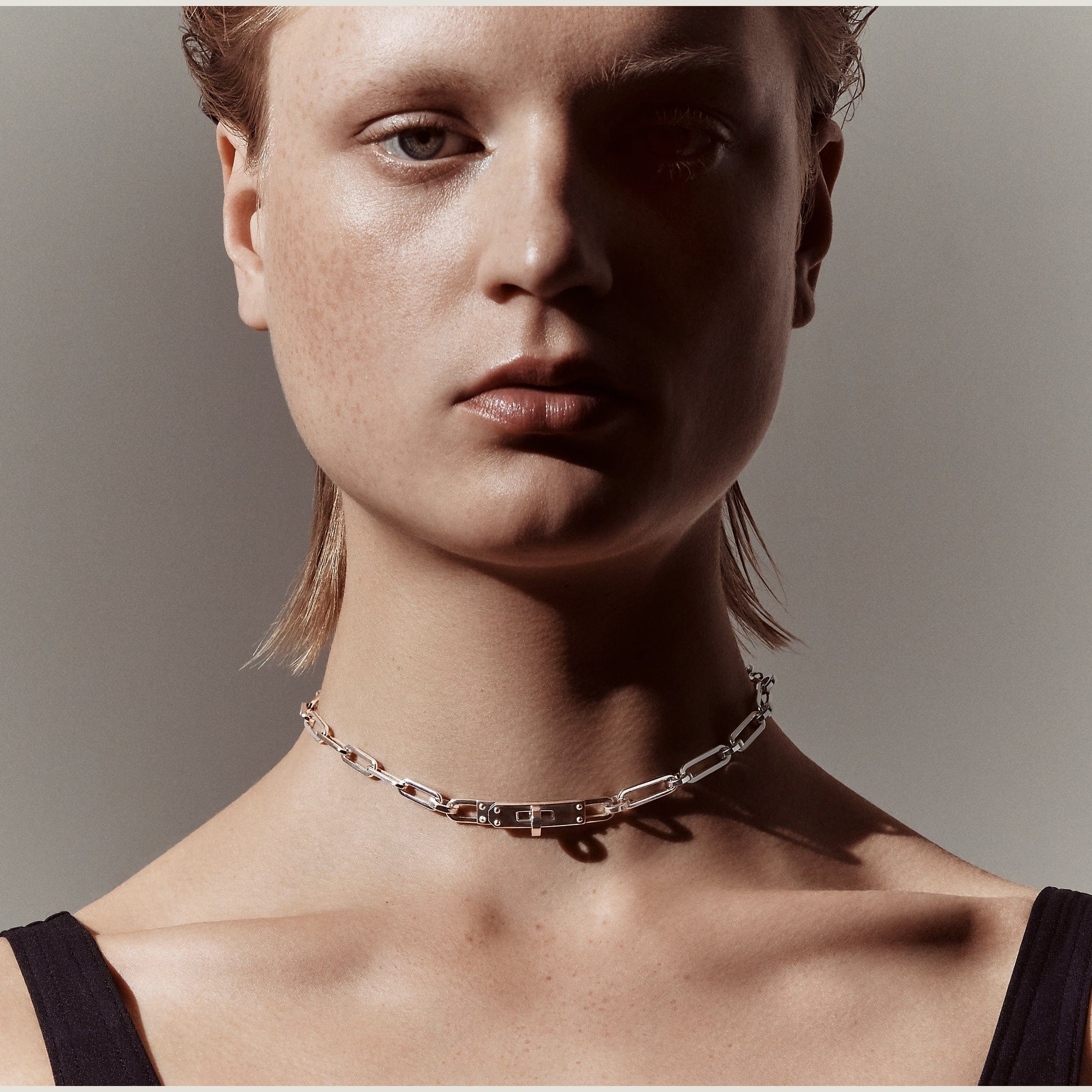 Hermès Kelly Chaine Double Bracelet in Sterling Silver