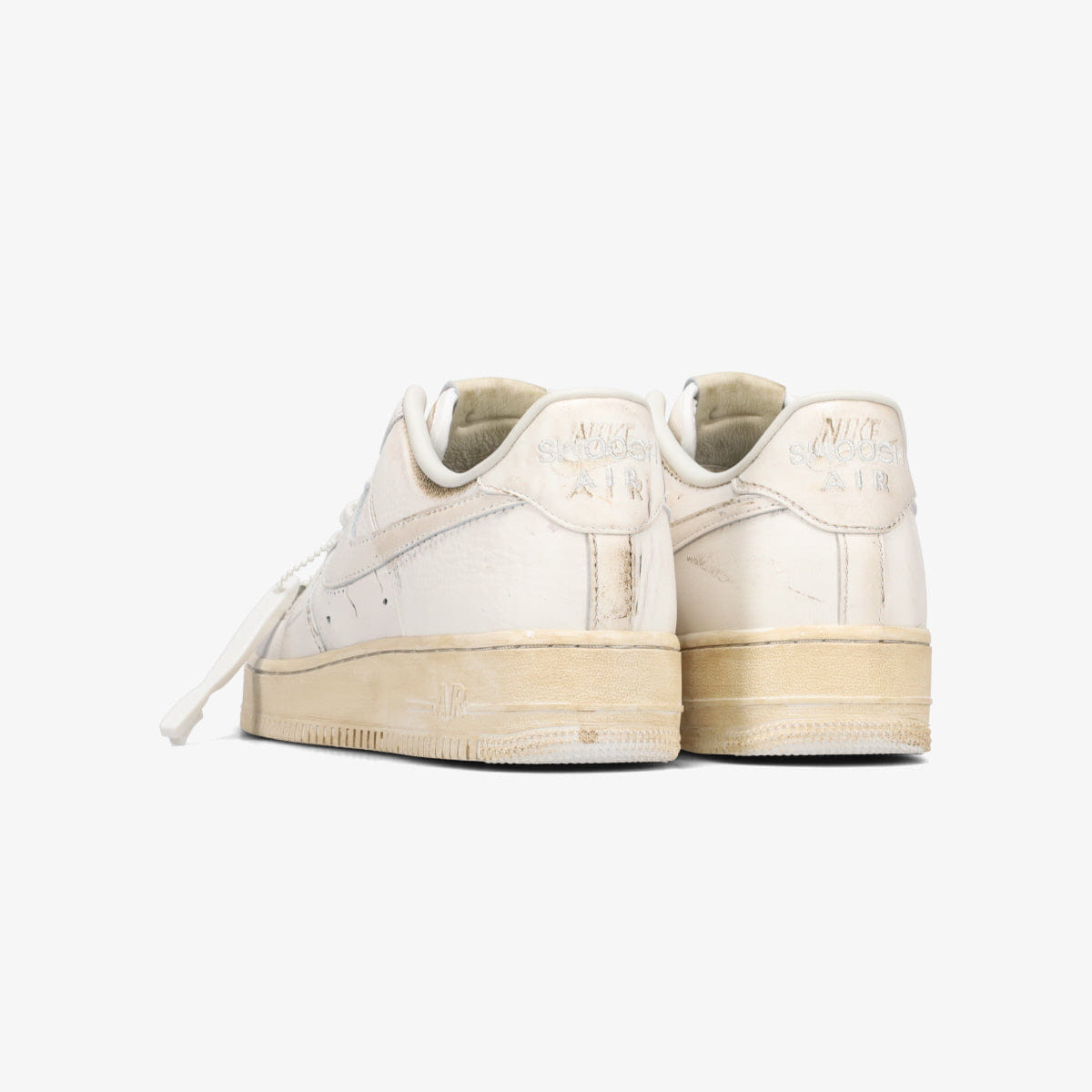 NIKE AIR FORCE 1 LOW ×.SWOOSH -DIRTY TRIPLE WHITE-
