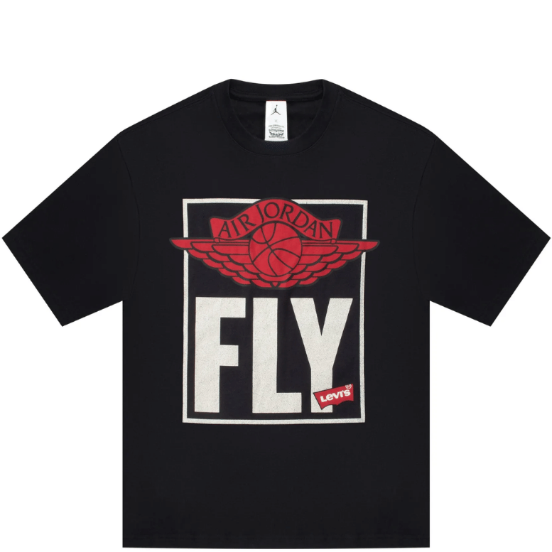 AIR JORDAN X LEVI'S BLACK TEE
