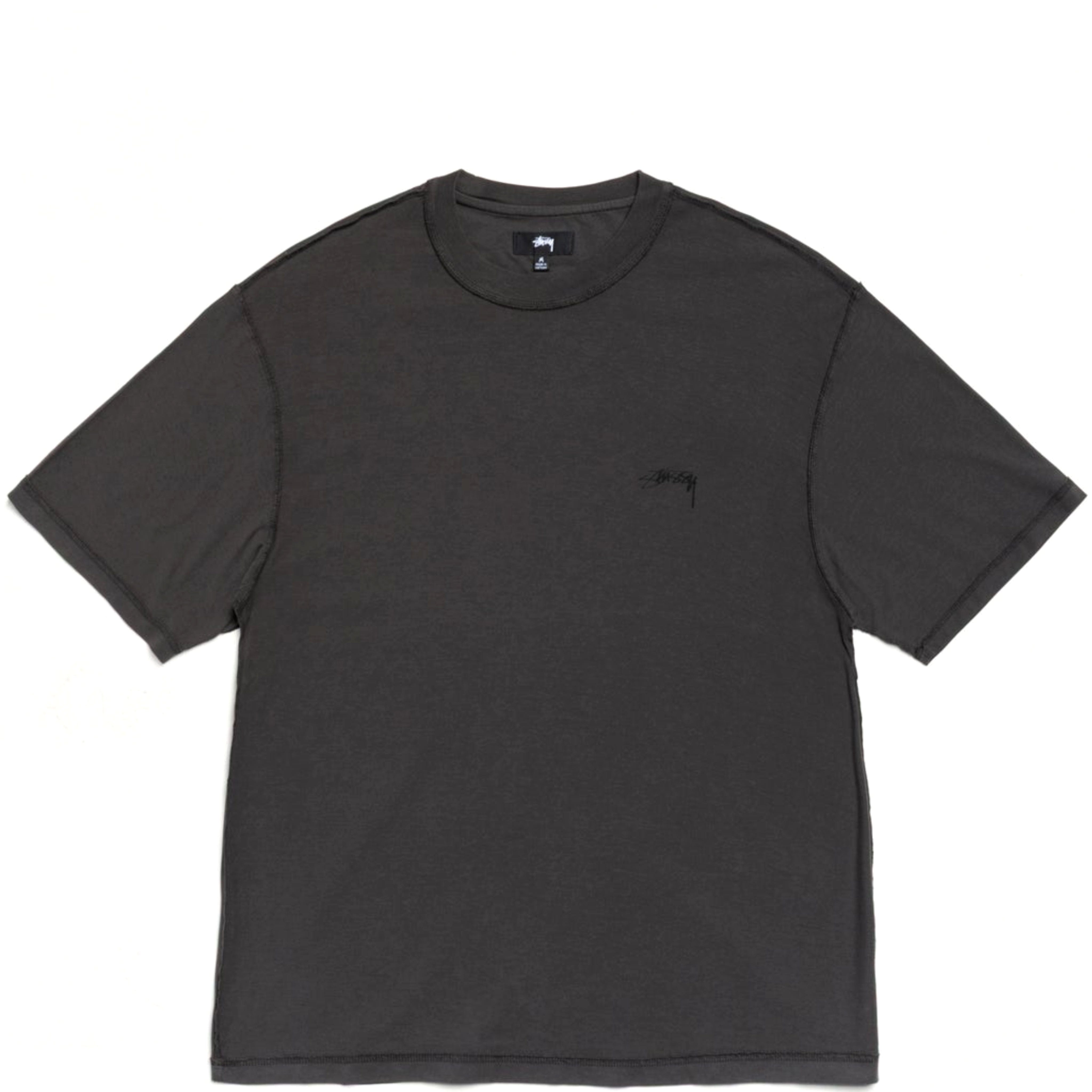 STUSSY LAZY VINTAGE BLACK TEE