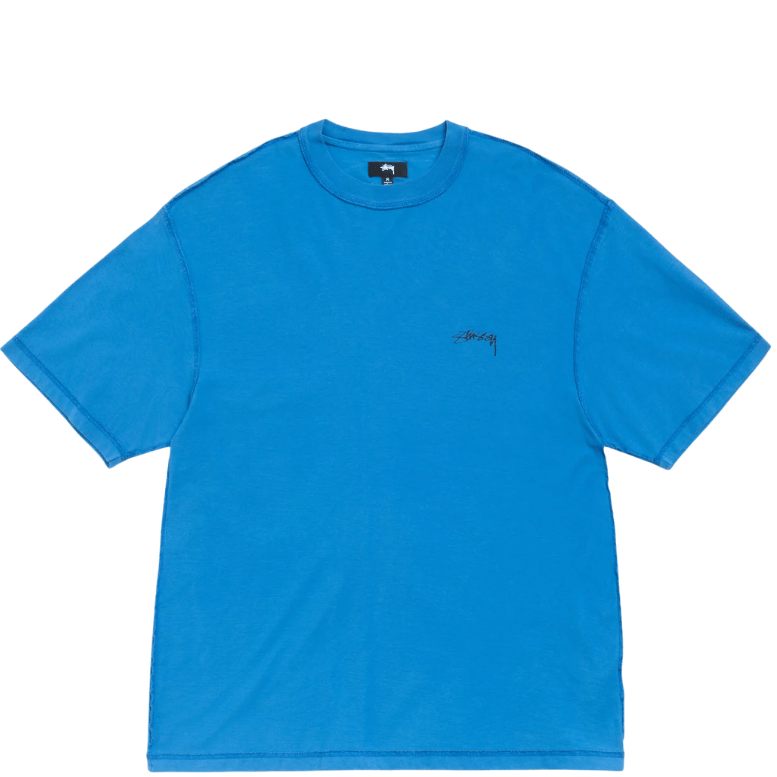 STUSSY LAZY SPORT BLUE TEE