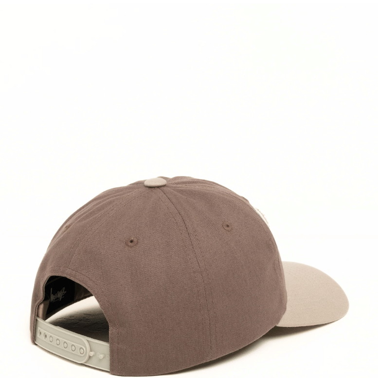 STUSSY LOW PRO CHENILLE S STRAPBACK BROWN CAP