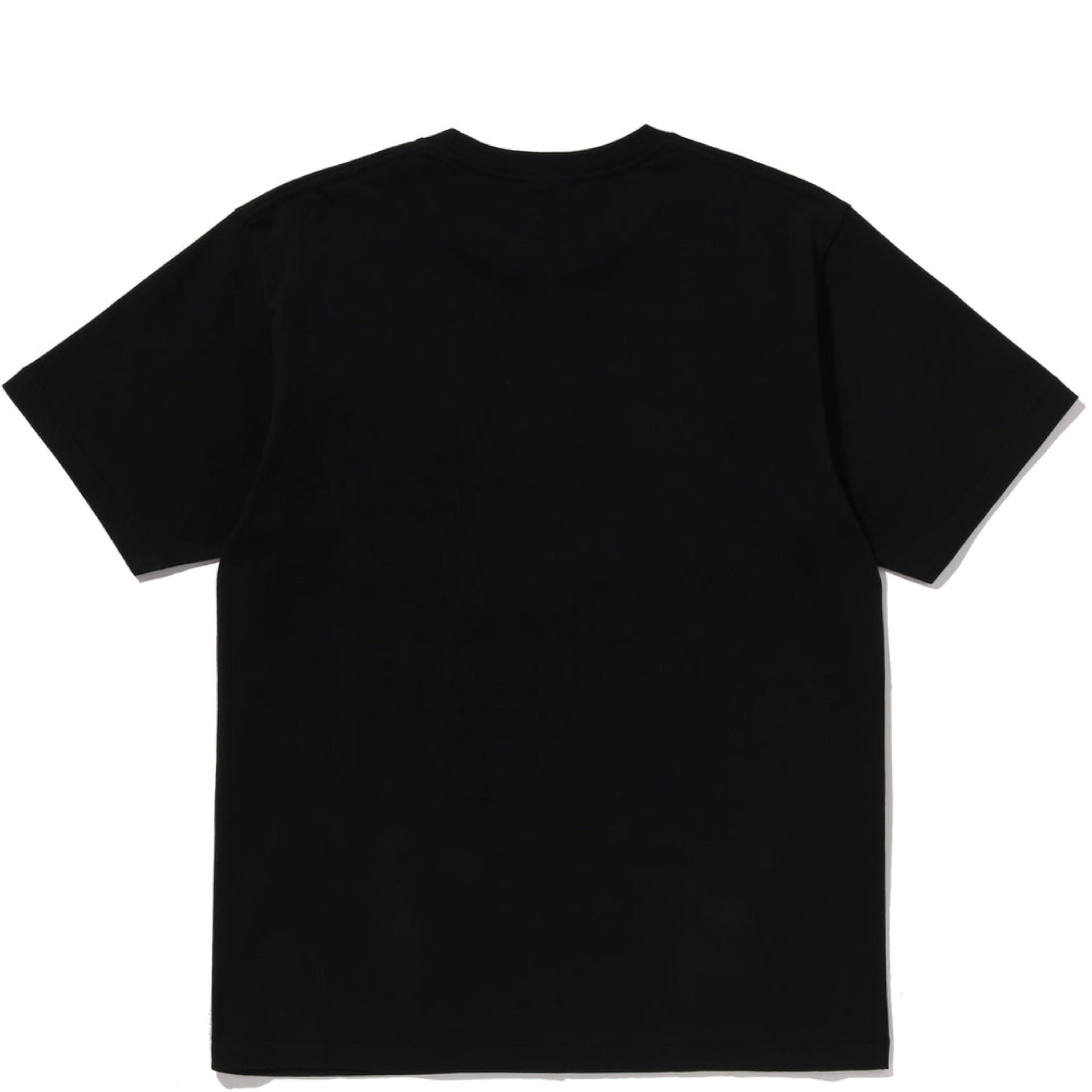 BAPE NEW MULTI CAMO COLLEGE BLACK TEE