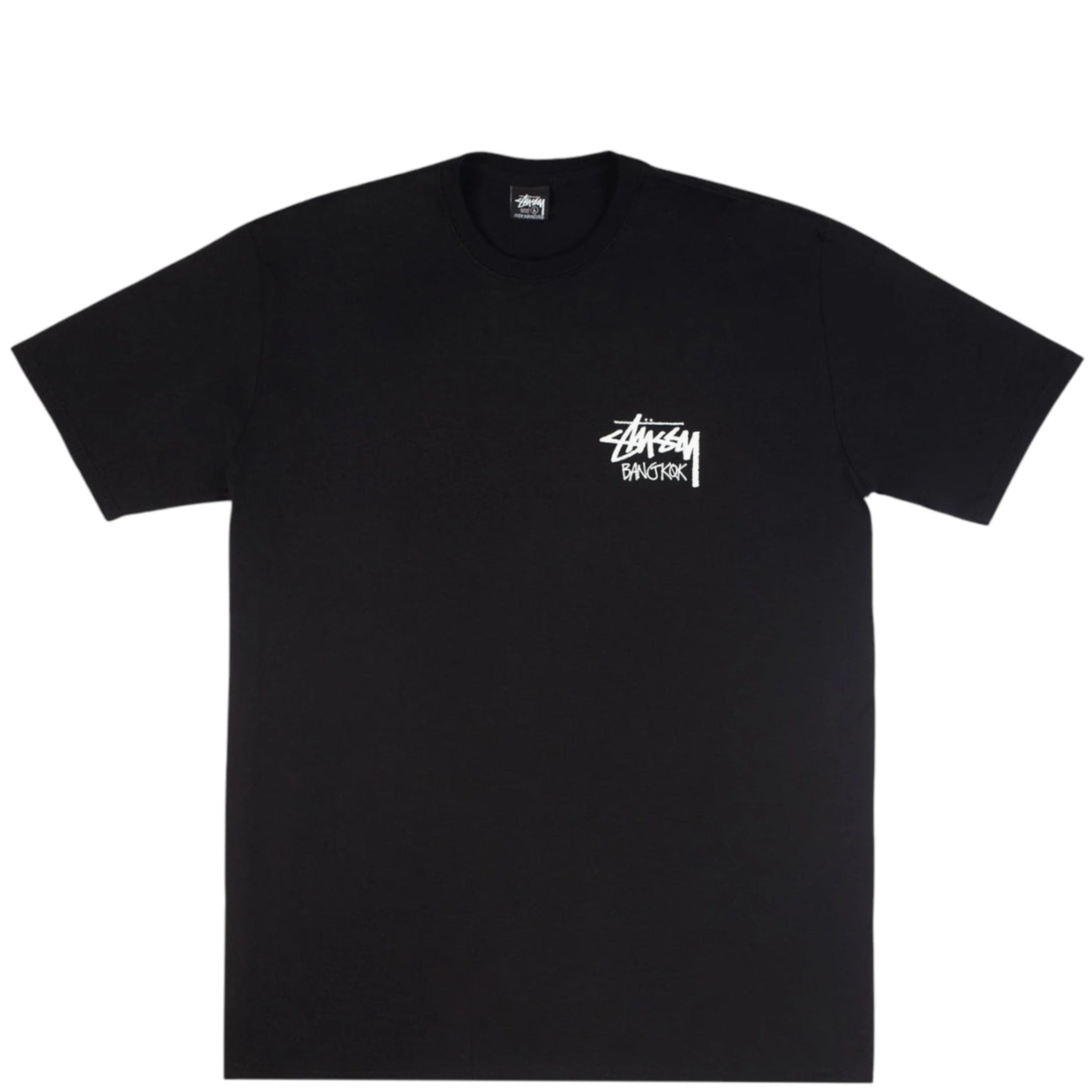 STUSSY STOCK BANGKOK BLACK TEE