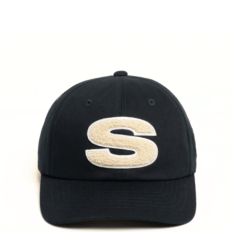 STUSSY LOW PROFILE CHENILLE S SHADOW SNAPBACK CAP