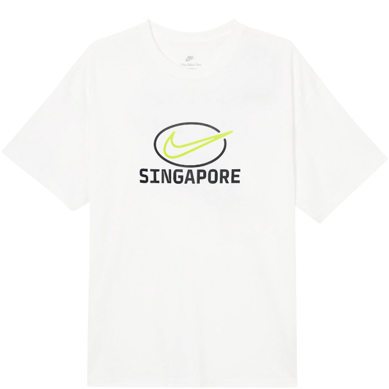 NIKE CITY SINGAPORE WHITE TEE