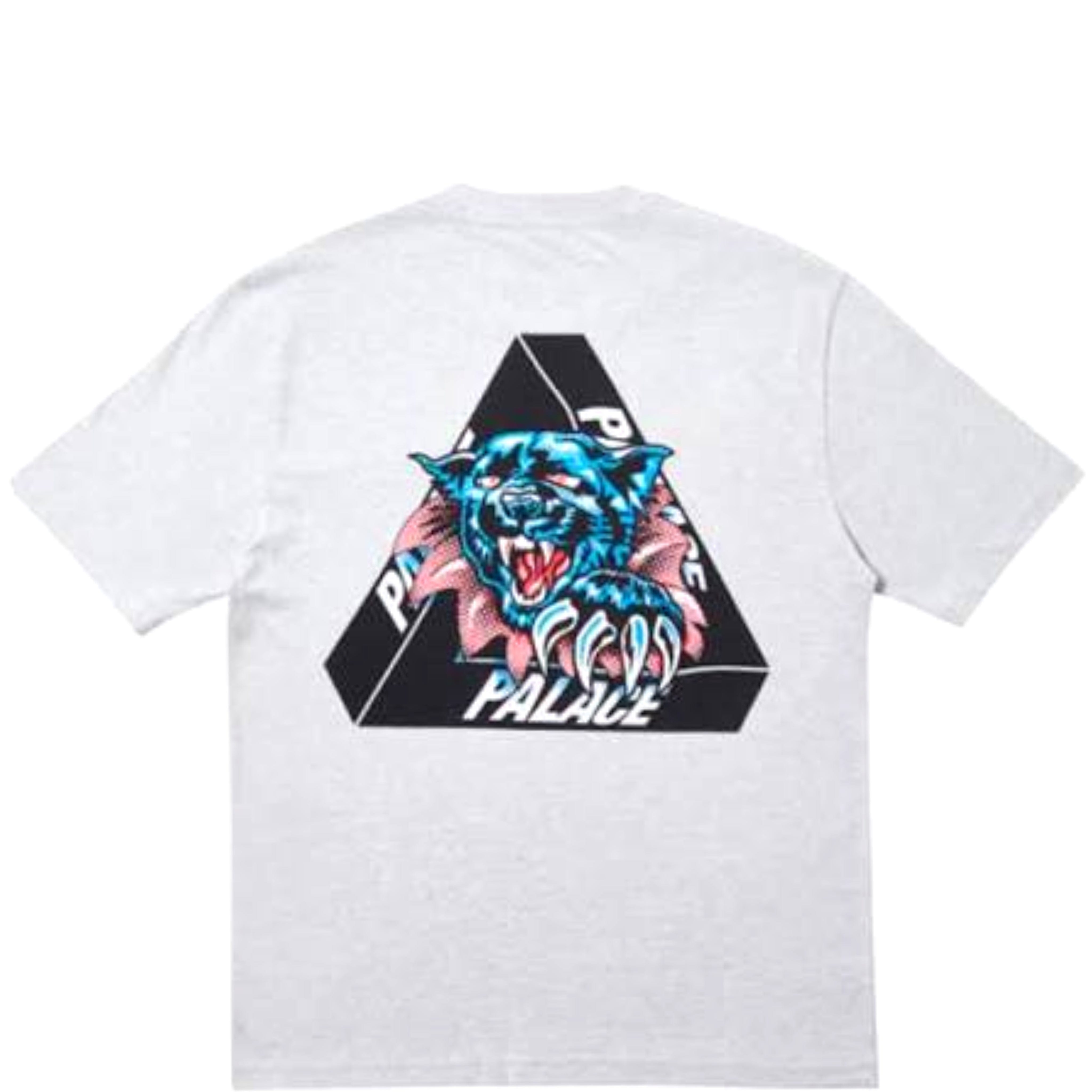 PALACE RIPPED GREY MARL TEE