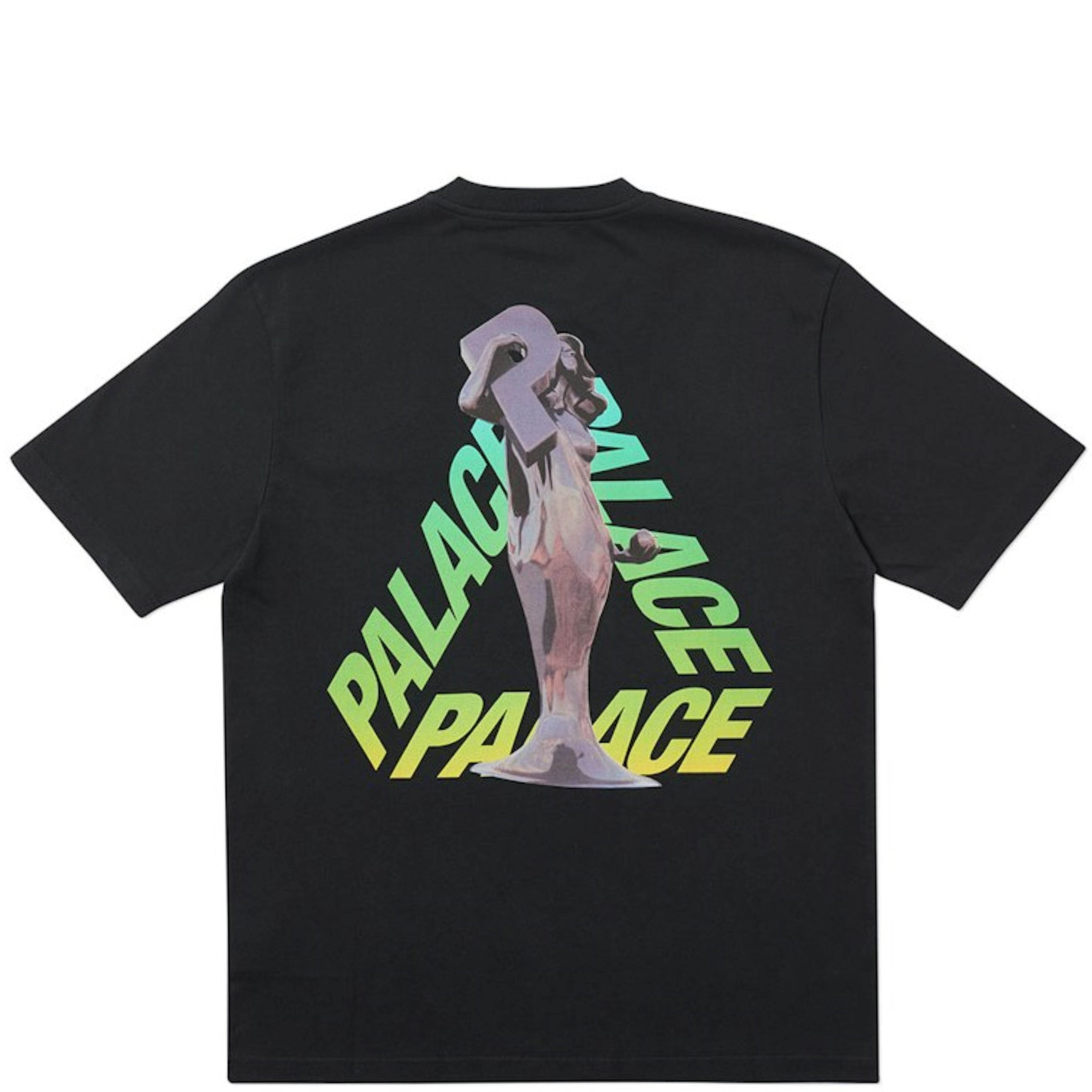 PALACE ROLL P3 BLACK TEE