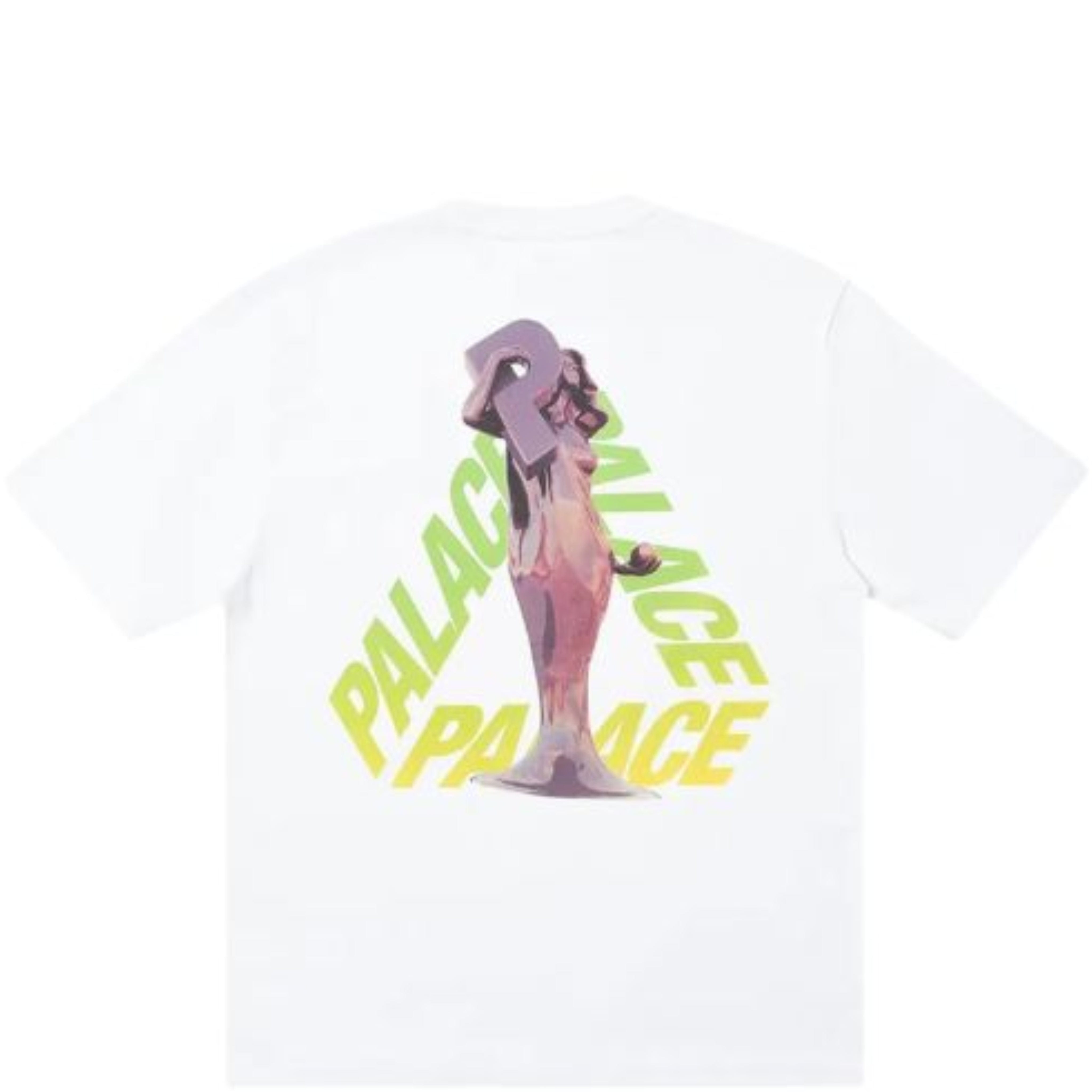 PALACE ROLL P3 WHITE TEE