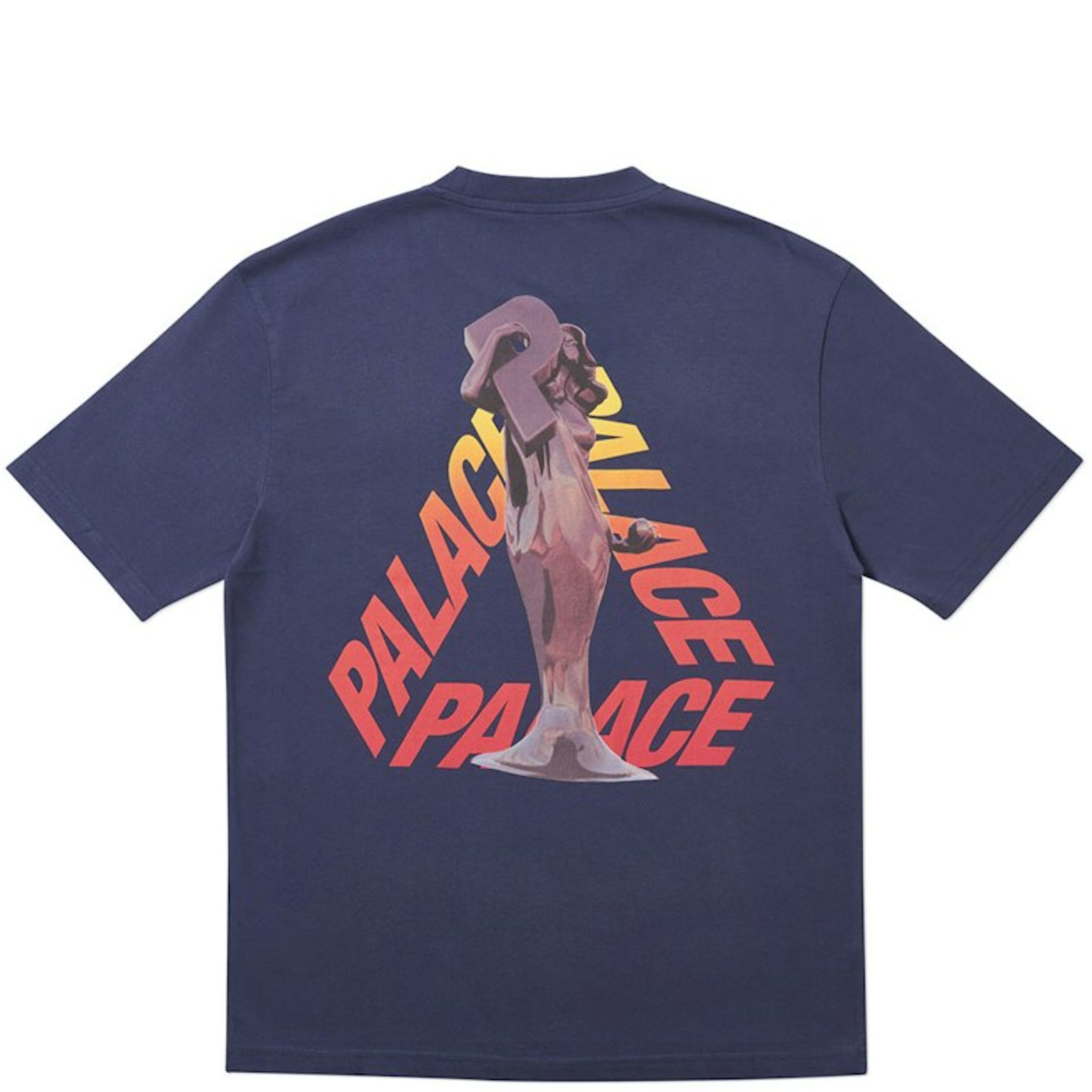 PALACE ROLL P3 NAVY TEE