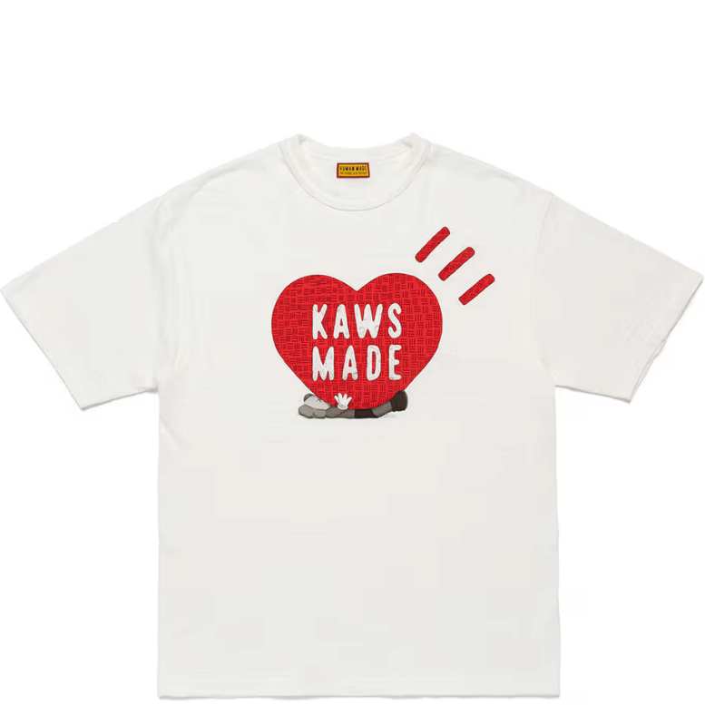 HUMAN MADE KAWS BANGKOK EXCLUSIVE GRAPHIC #2 WHITE TEE