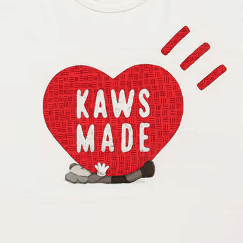 HUMAN MADE KAWS BANGKOK EXCLUSIVE GRAPHIC #2 WHITE TEE
