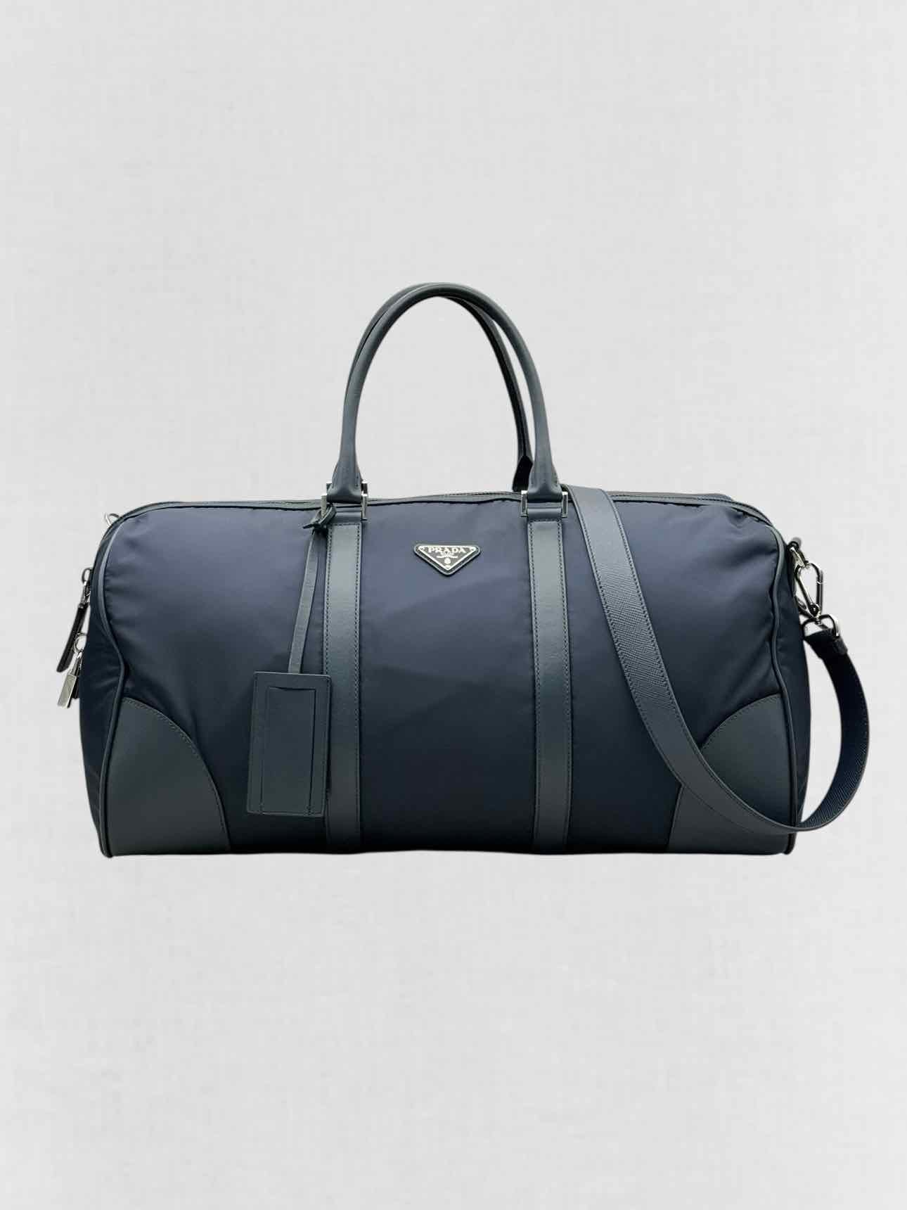 PRADA Weekender Navy Blue Duffel bag