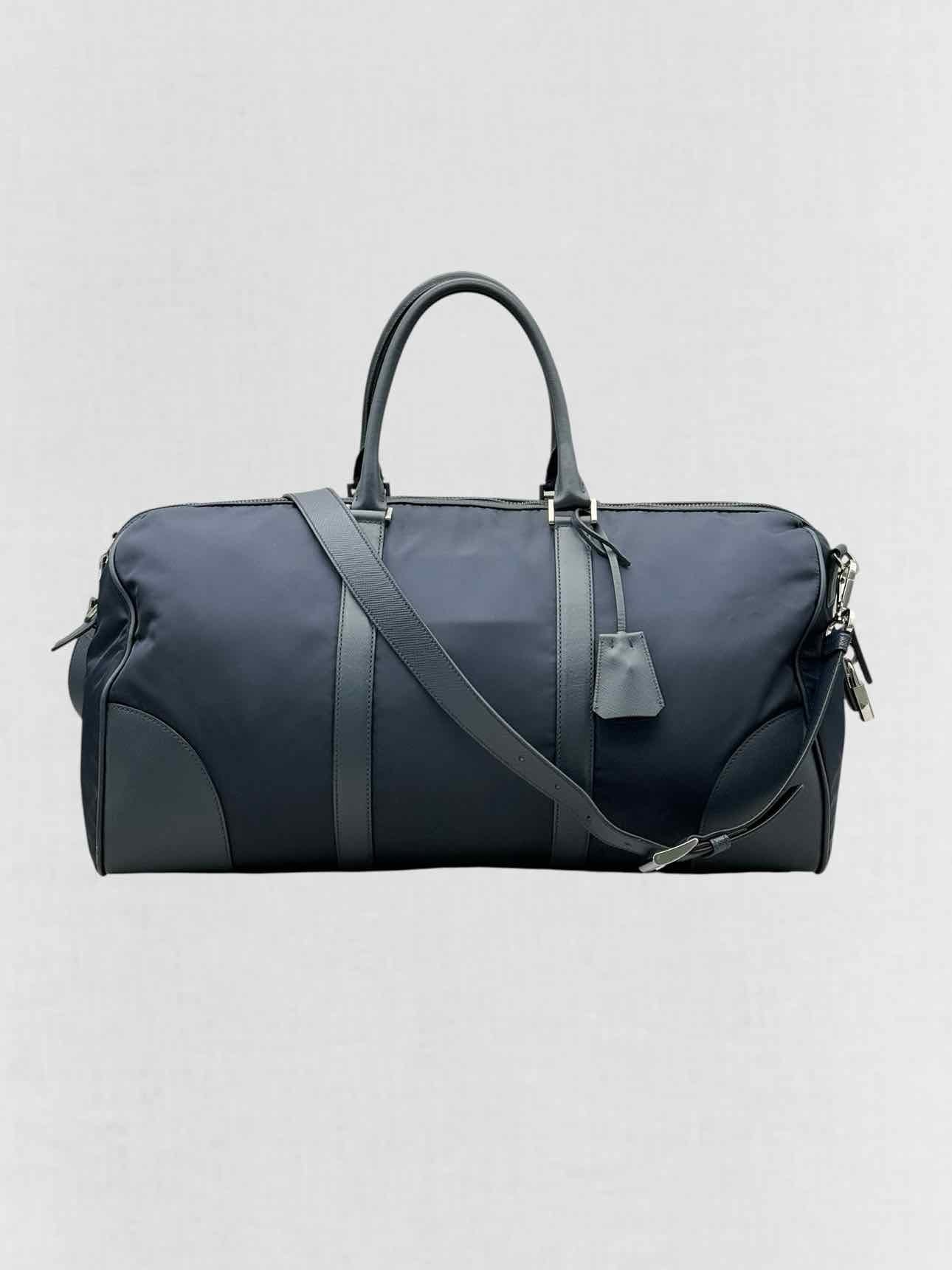PRADA Weekender Navy Blue Duffel bag
