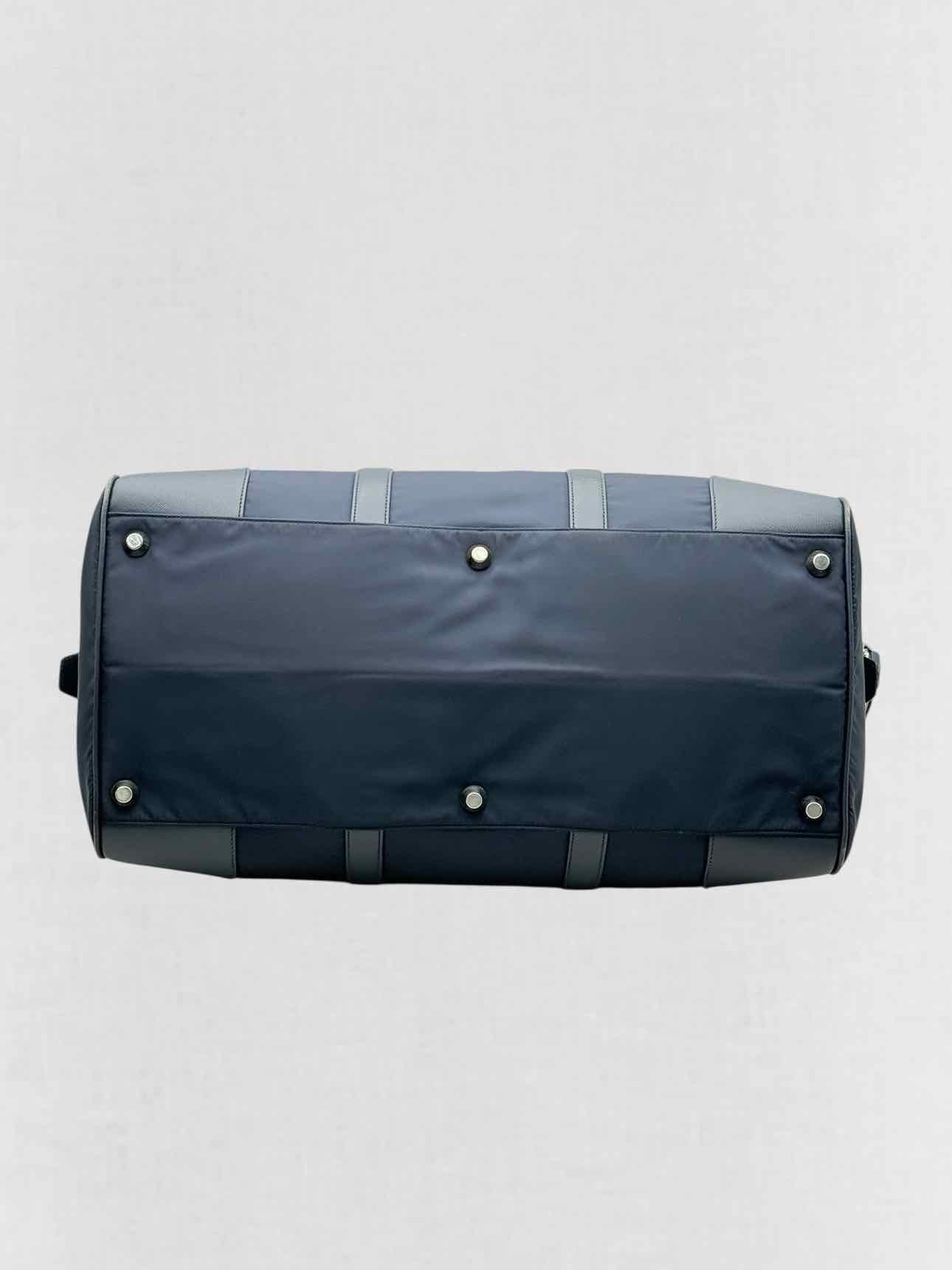 PRADA Weekender Navy Blue Duffel bag