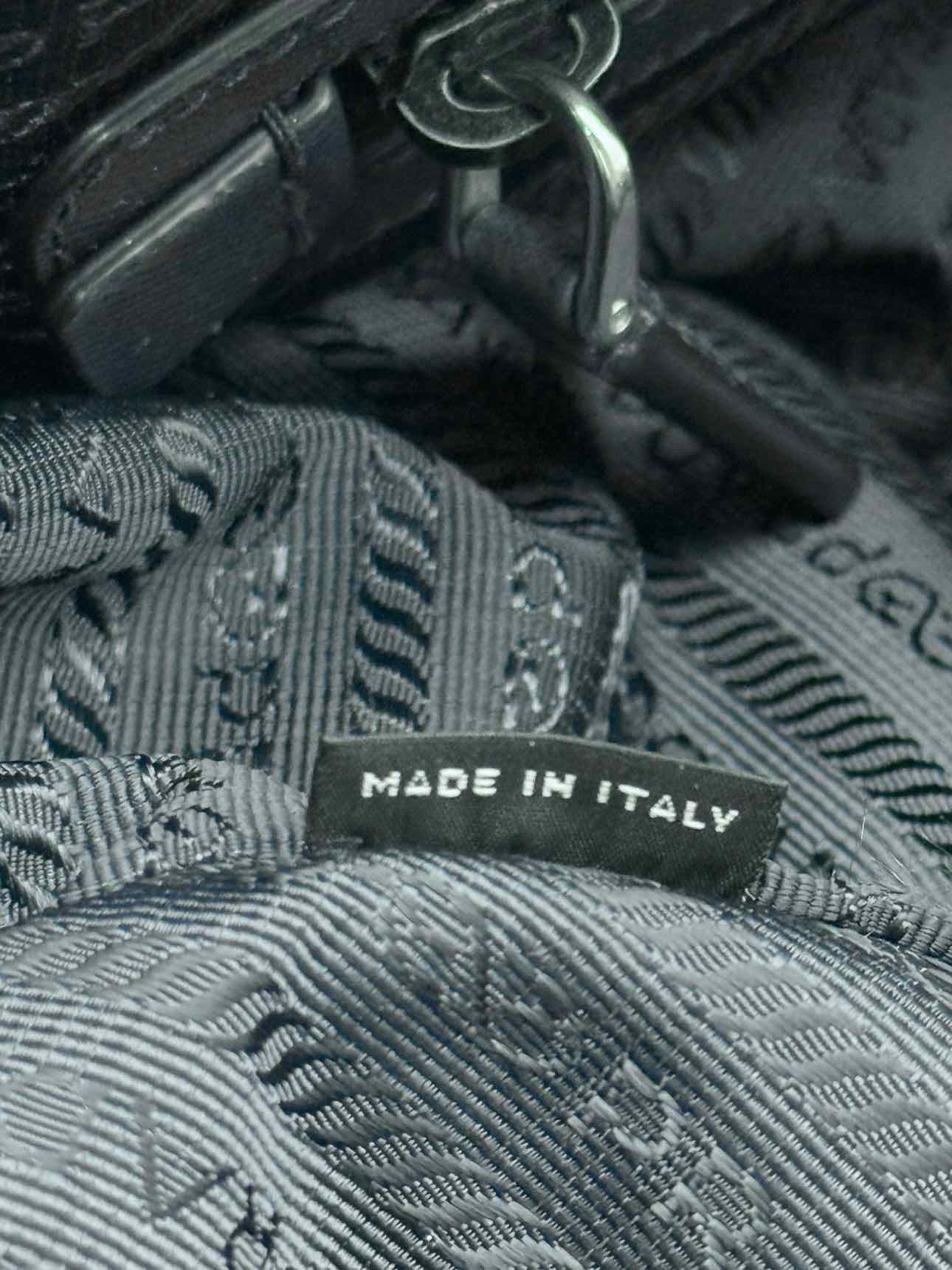 PRADA Weekender Navy Blue Duffel bag