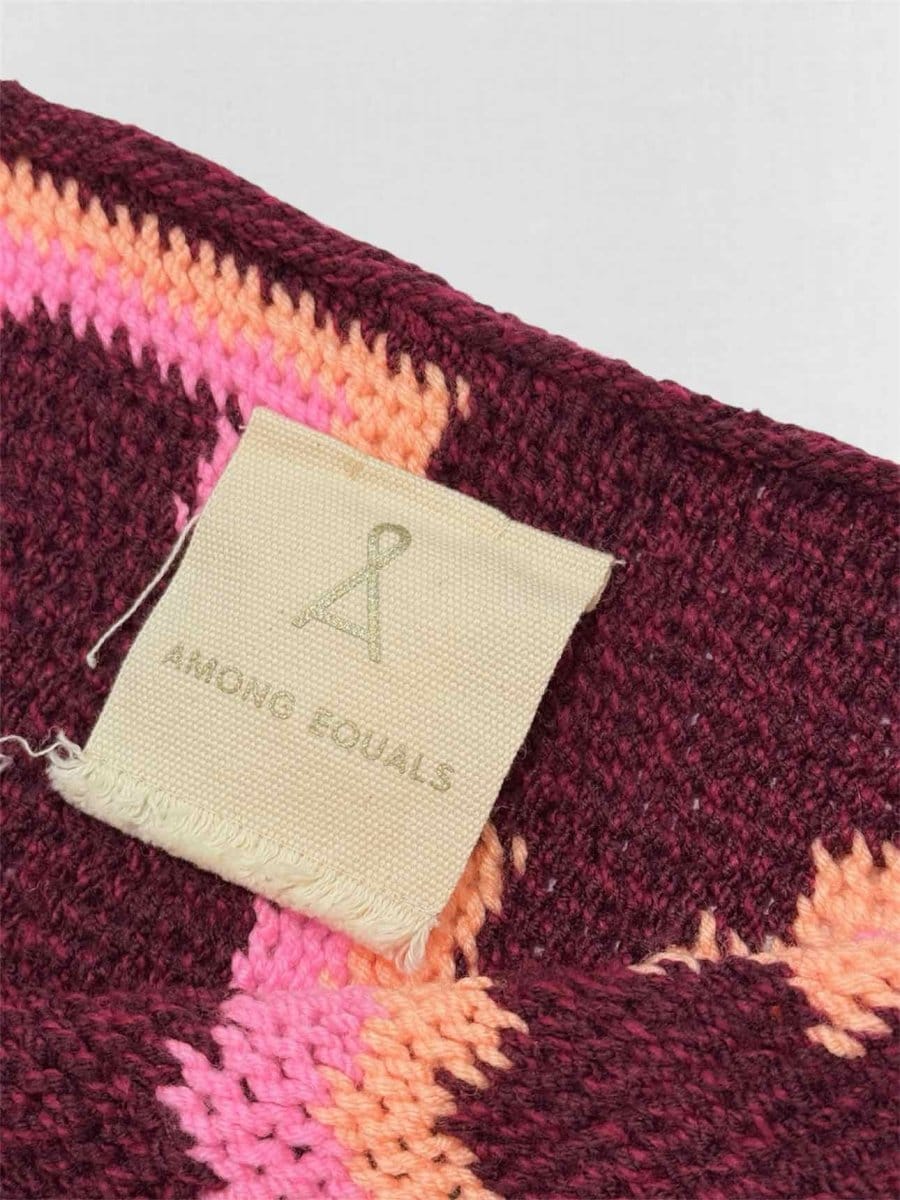 AMONG EQUALS Hibiscus Pink Multicolor Shoulder Bag