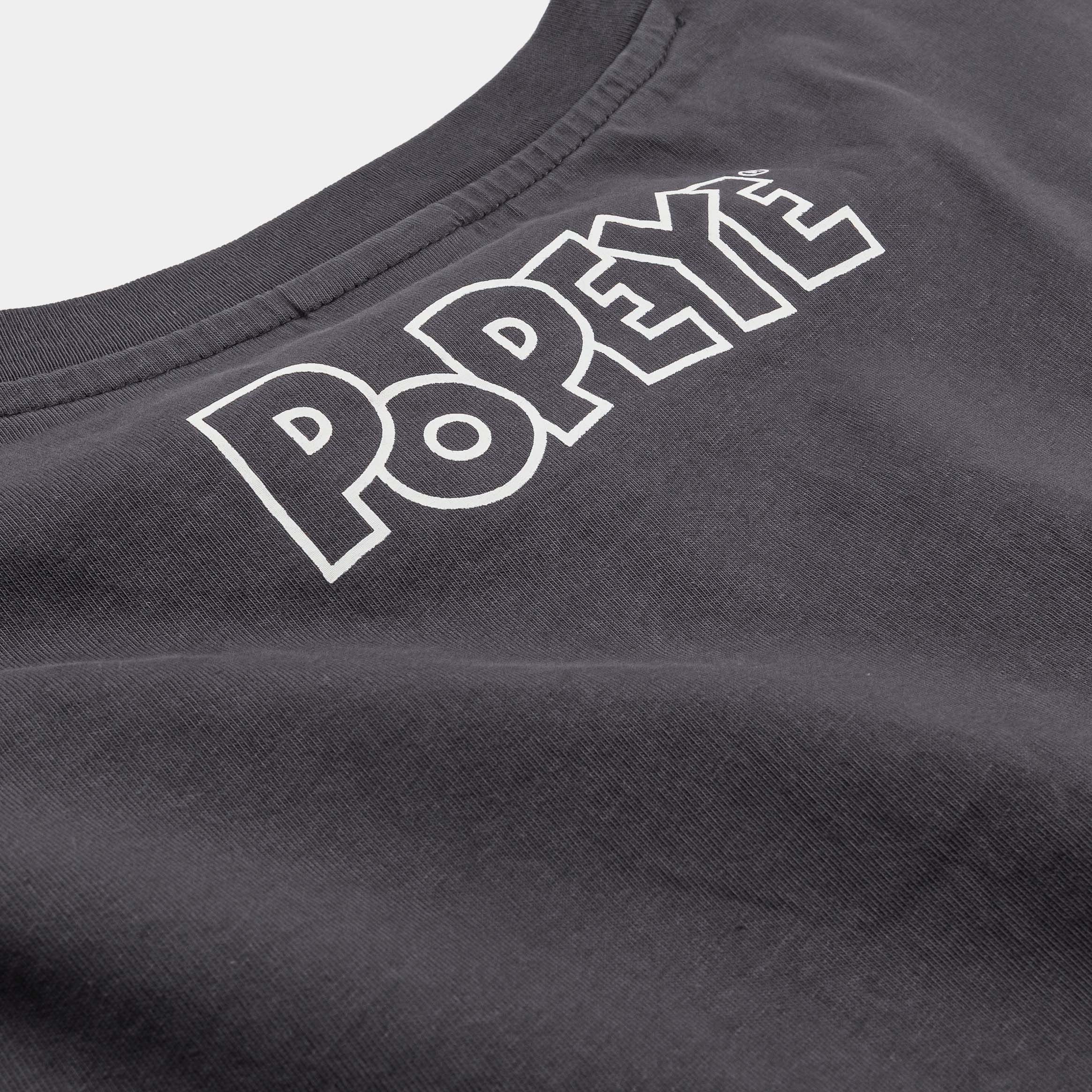 POPEYE X SP SP x Popeye Studded Mens Short Sleeve Shirt (Black/Green)