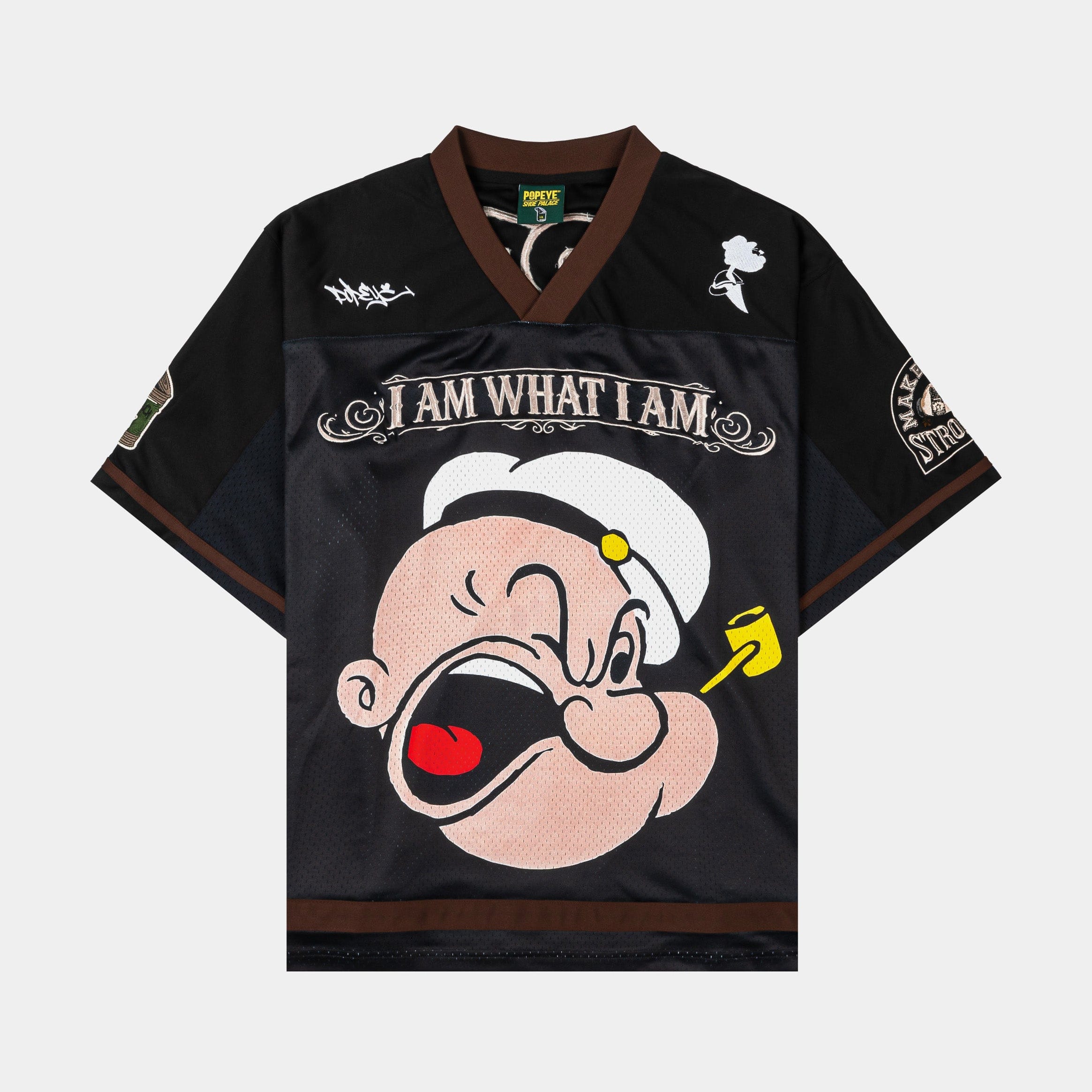 POPEYE X SP SP x Popeye Mesh Mens Jersey (Black/Bown)