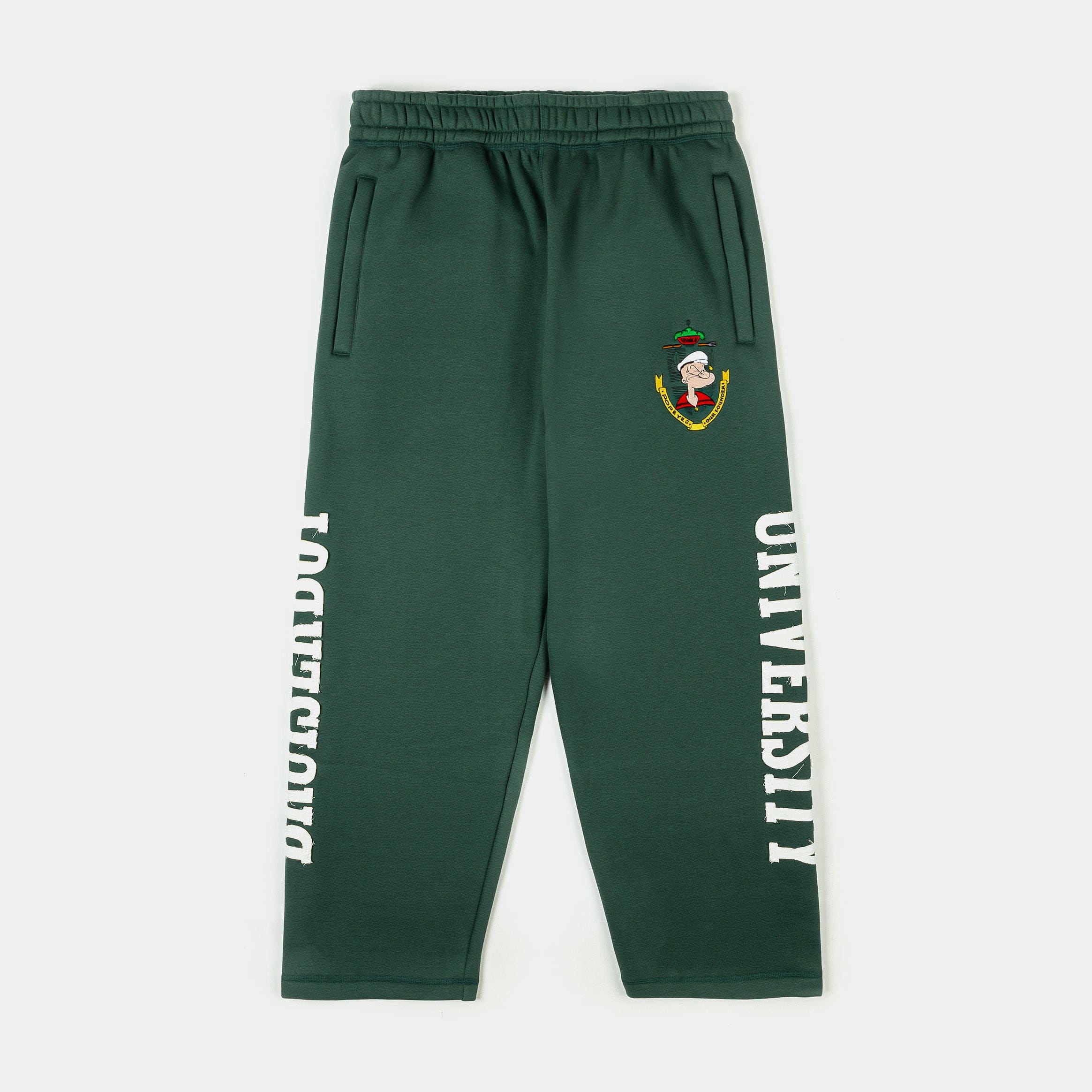 POPEYE X SP SP x Popeye Bruiserboy Mens Sweatpants (Green/White)