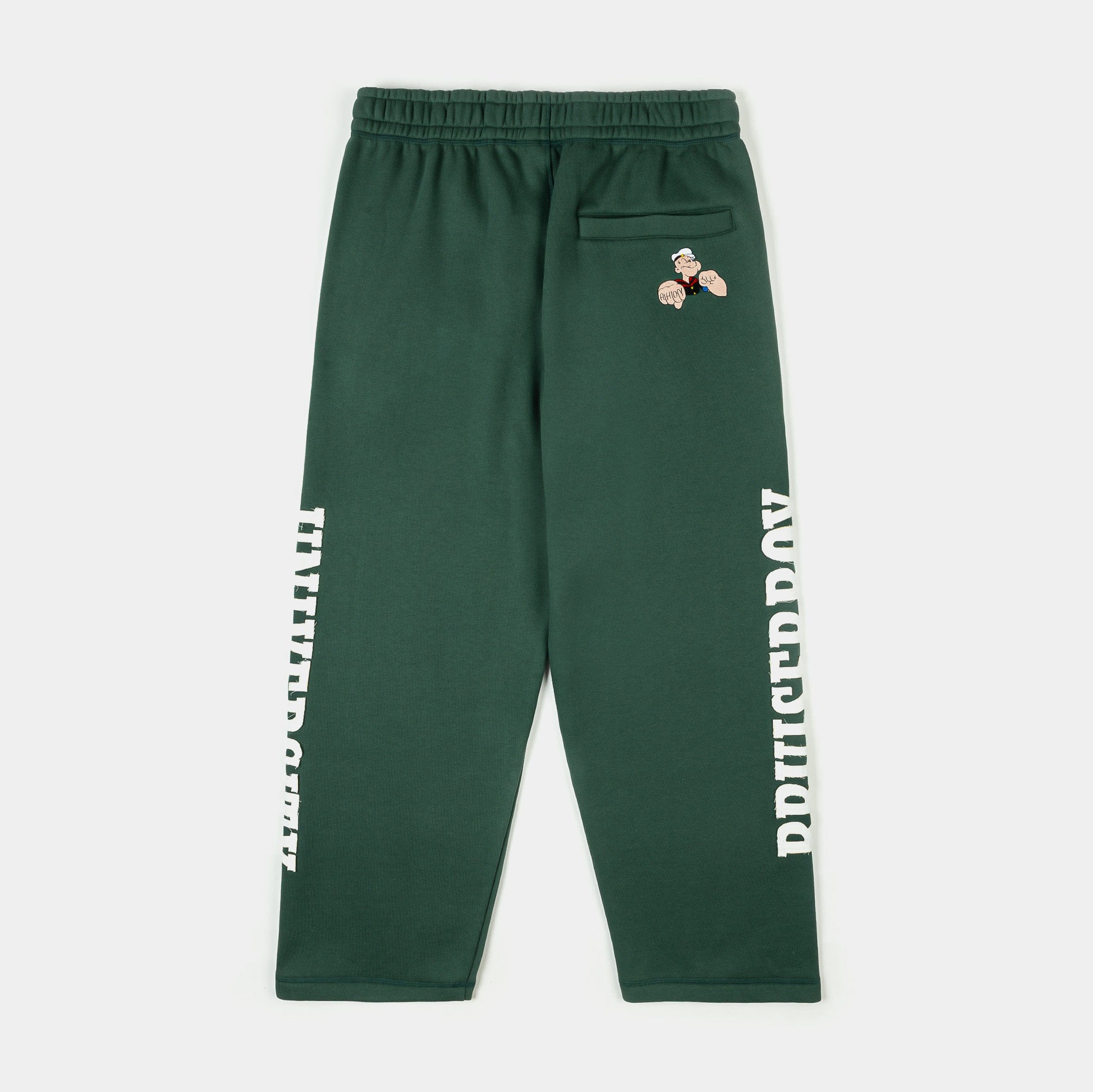 POPEYE X SP SP x Popeye Bruiserboy Mens Sweatpants (Green/White)