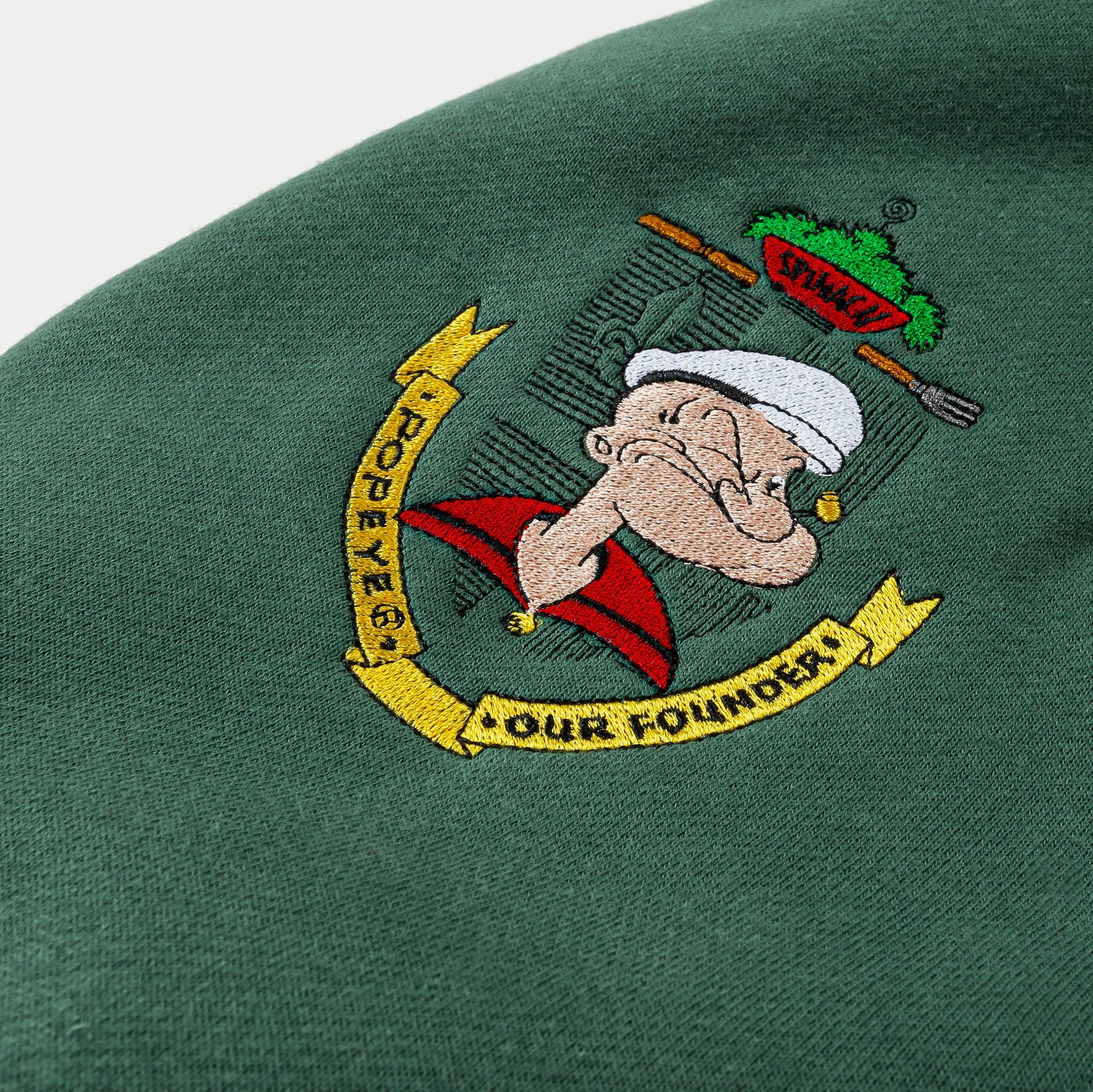 POPEYE X SP SP x Popeye Bruiserboy Mens Sweatpants (Green/White)