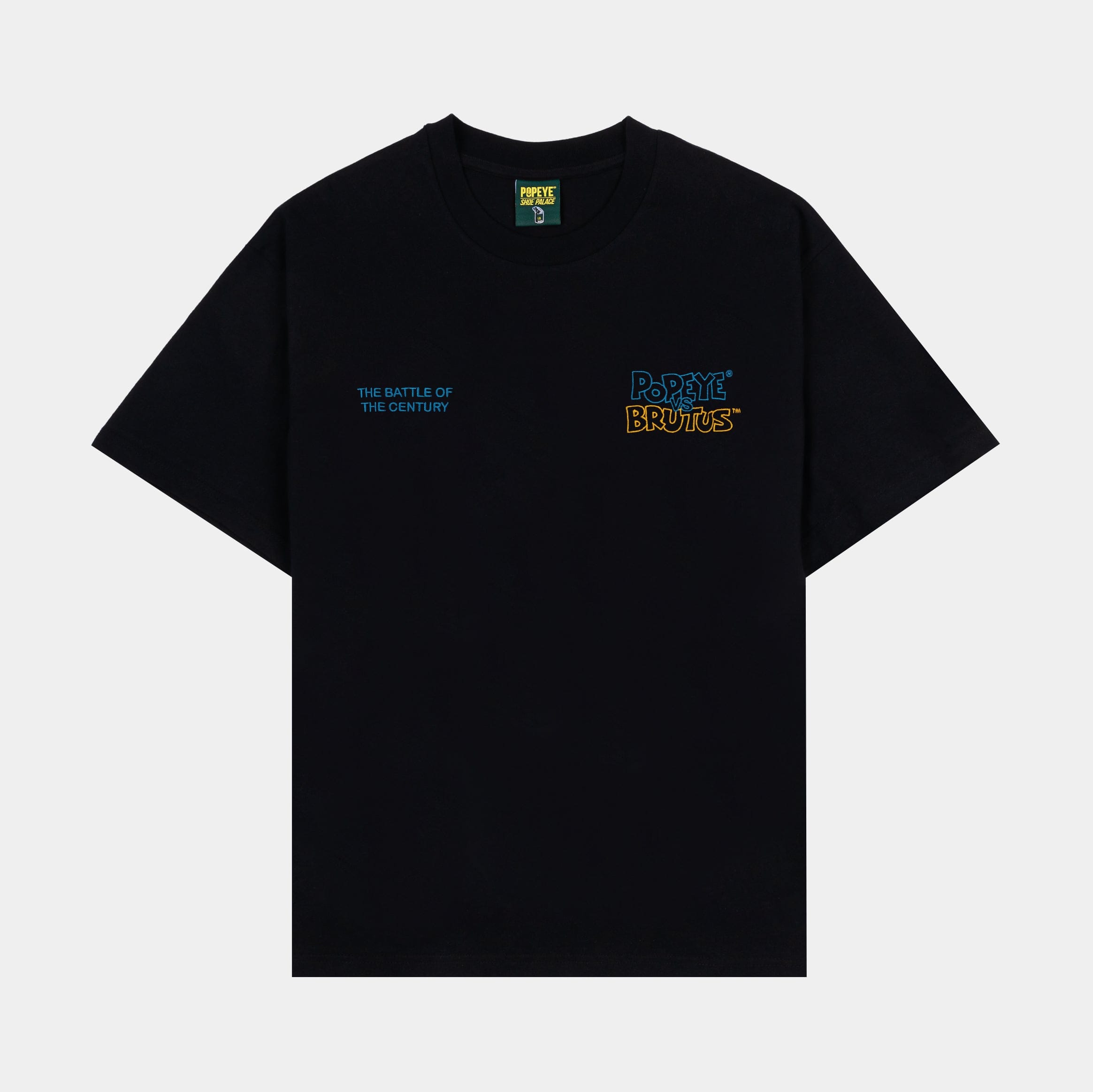 POPEYE X SP SP x Popeye Battle Of The Century Mens Short Sleeve Shirt (Black/Blue)