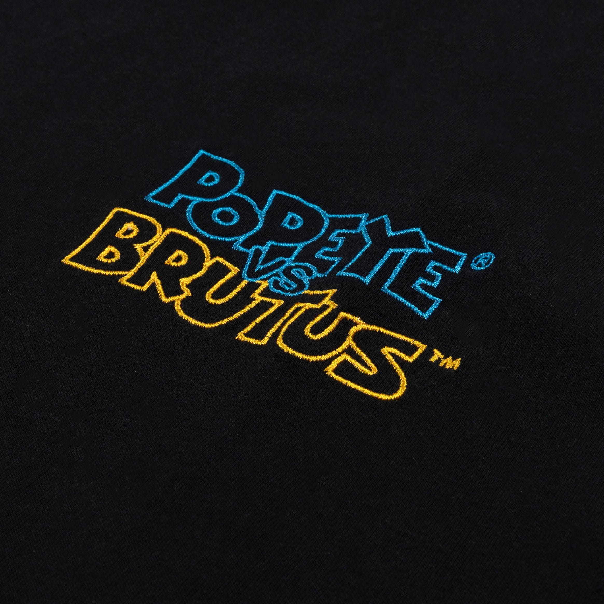 POPEYE X SP SP x Popeye Battle Of The Century Mens Short Sleeve Shirt (Black/Blue)