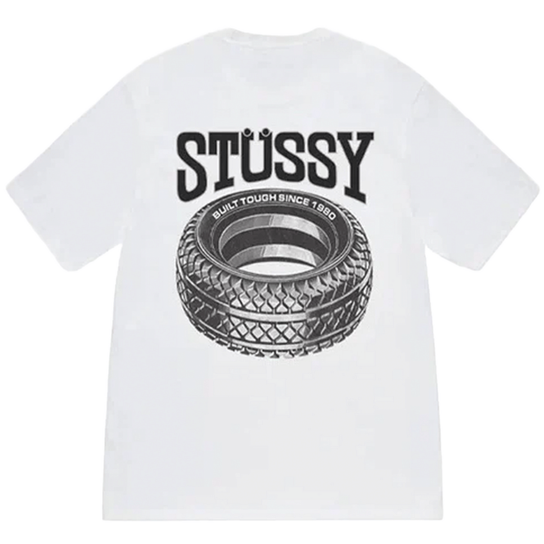 Stussy Tough Tread Tee ‘White’ (SS25)