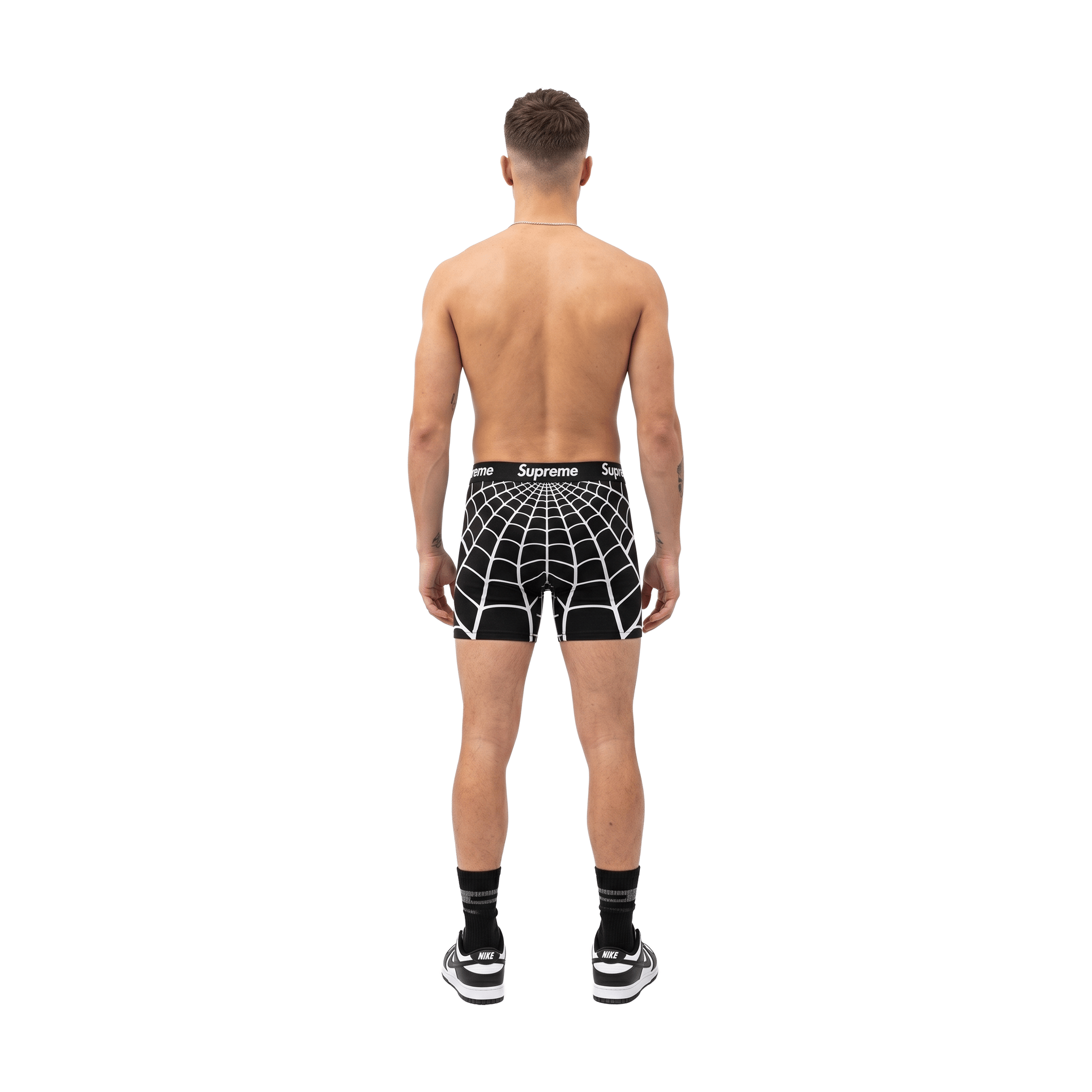 Supreme®/Hanes® Spider-Man 2 Pack Boxer Briefs Black (SS26)
