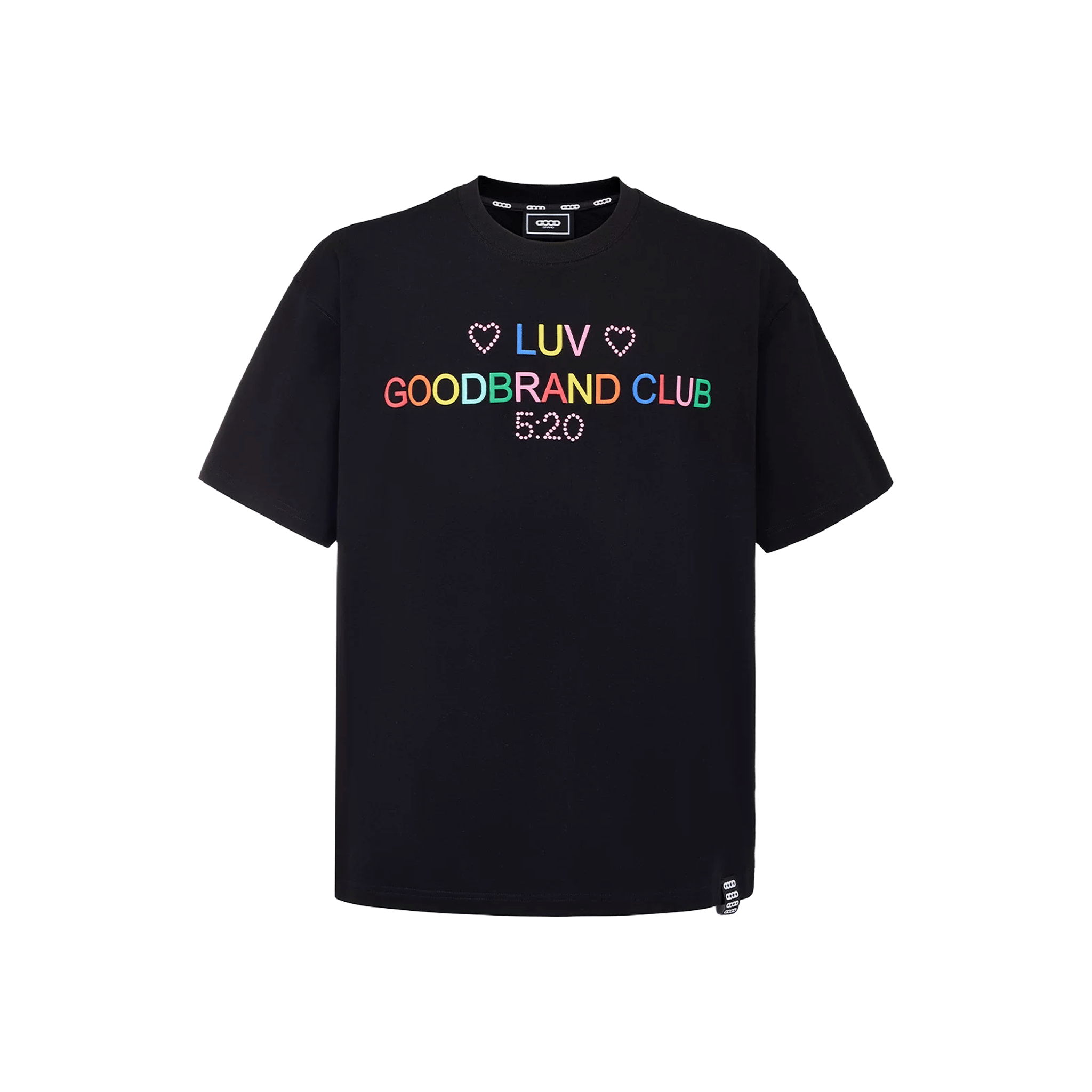 GOODBRAND 520 Limited Edition Clock Foam Tee Black (SS26)