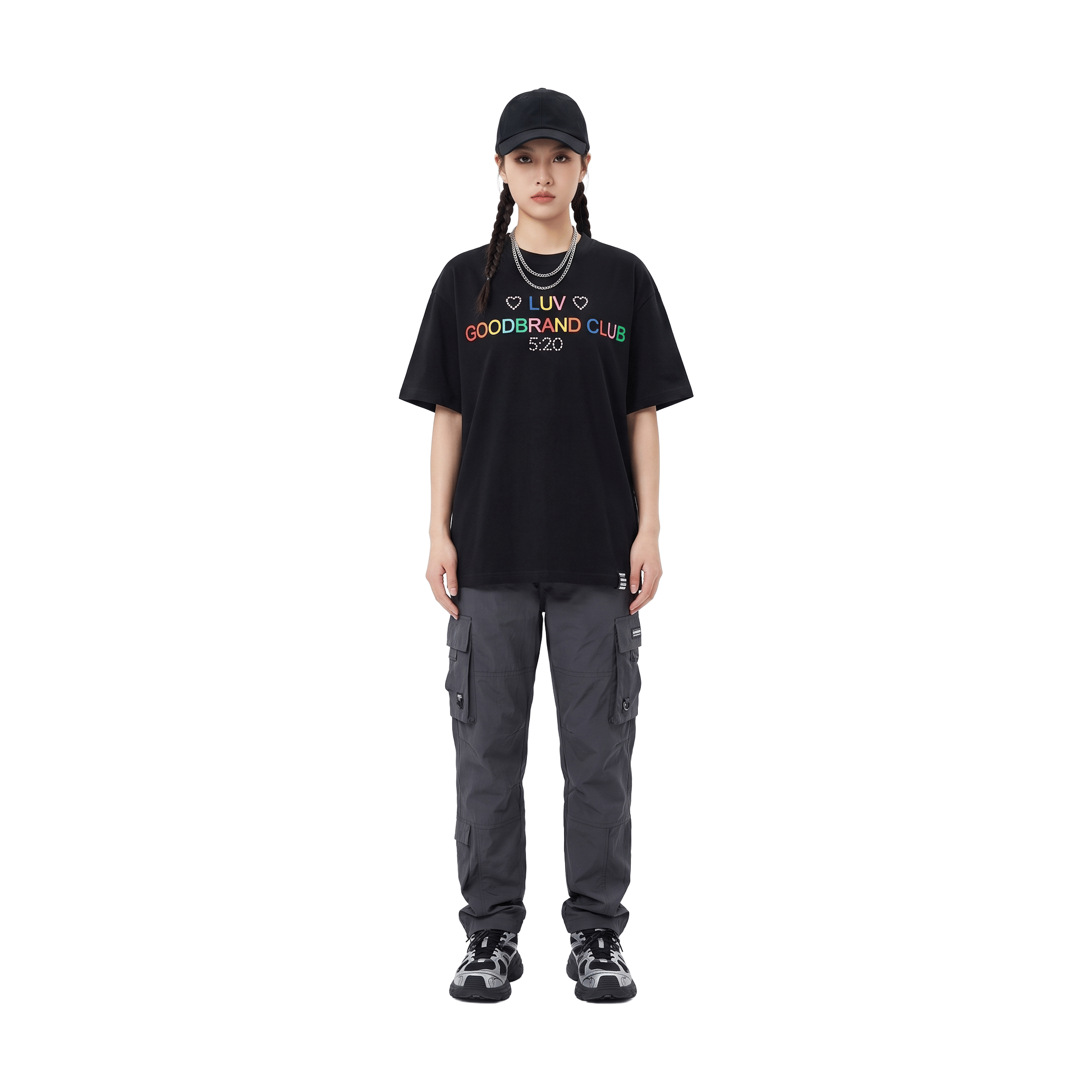 GOODBRAND 520 Limited Edition Clock Foam Tee Black (SS26)