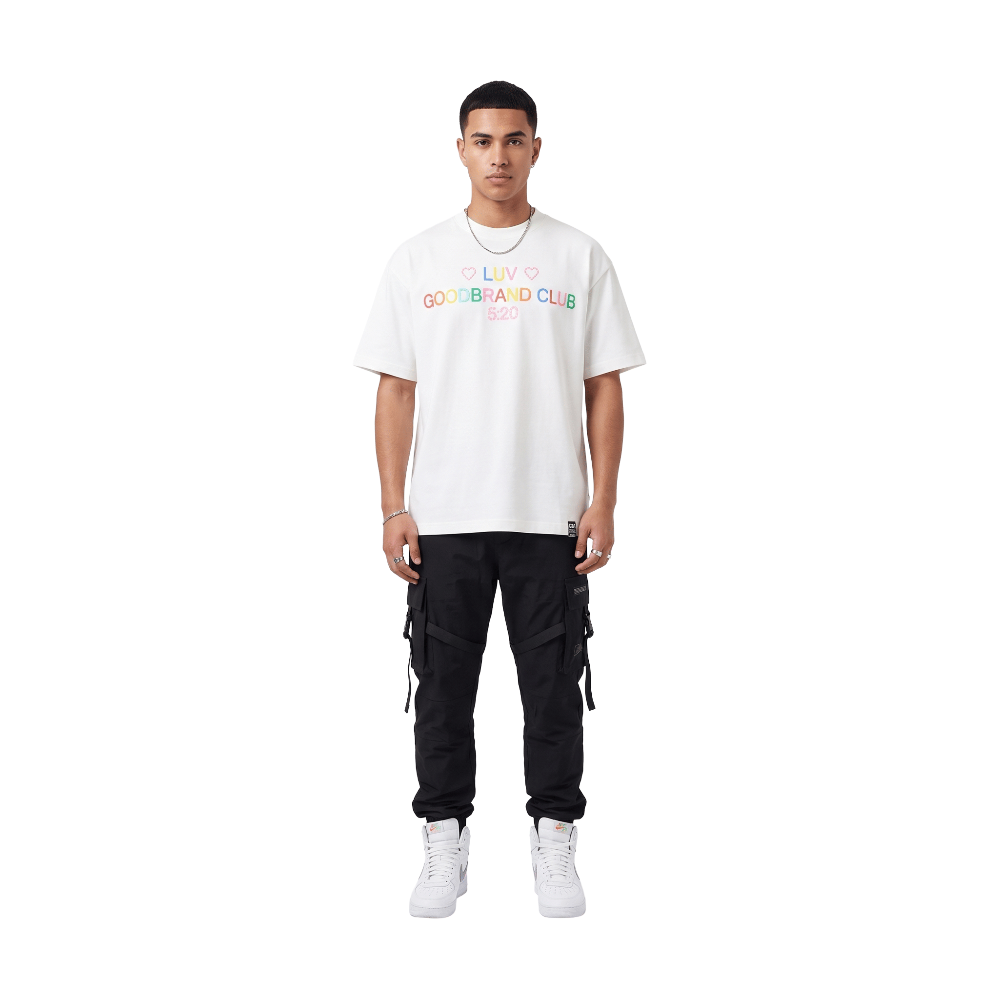 GOODBRAND 520 Limited Edition Clock Foam Tee White (SS26)