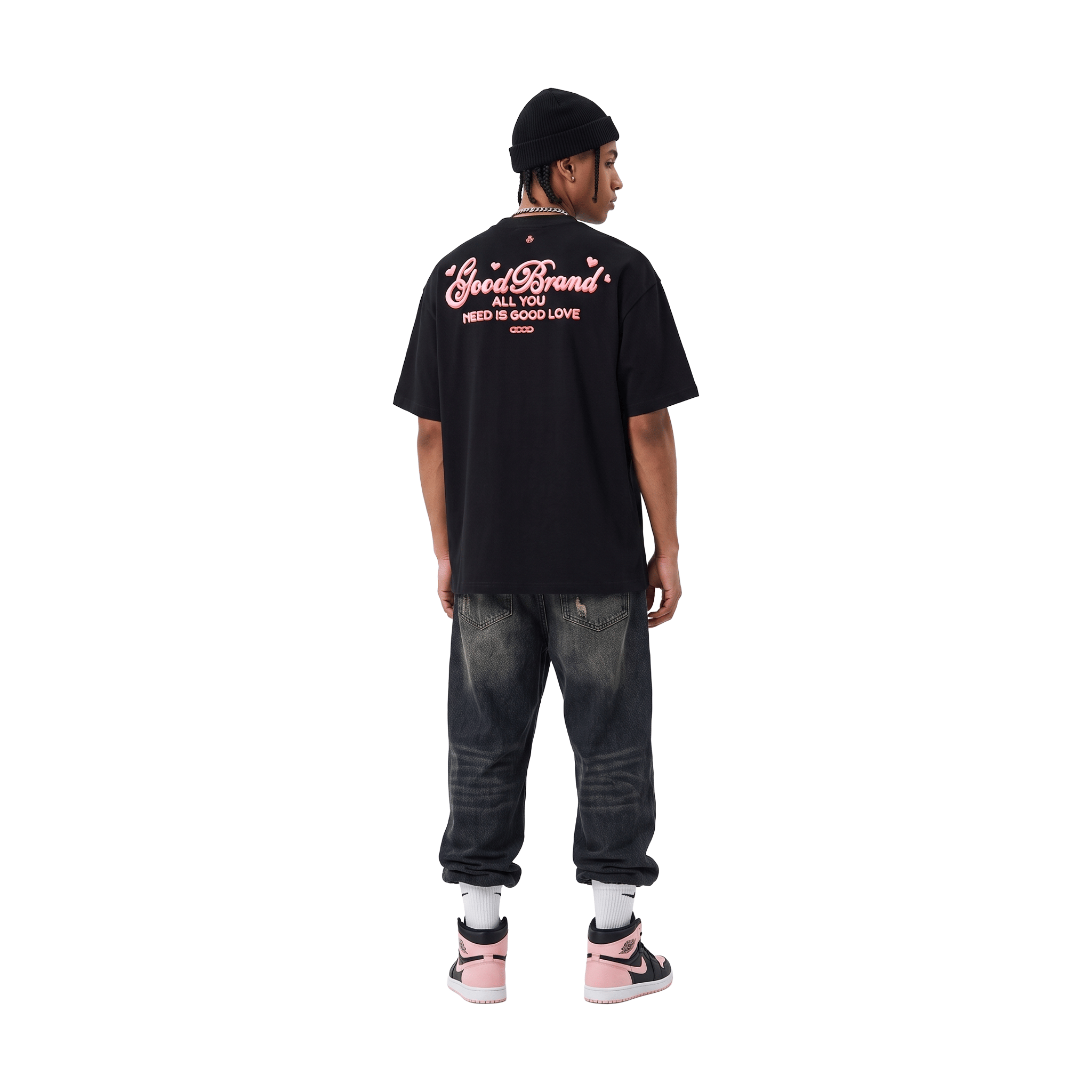 GOODBRAND 520 Limited Edition Cake Rhinestone S/S Tee Black (SS26)