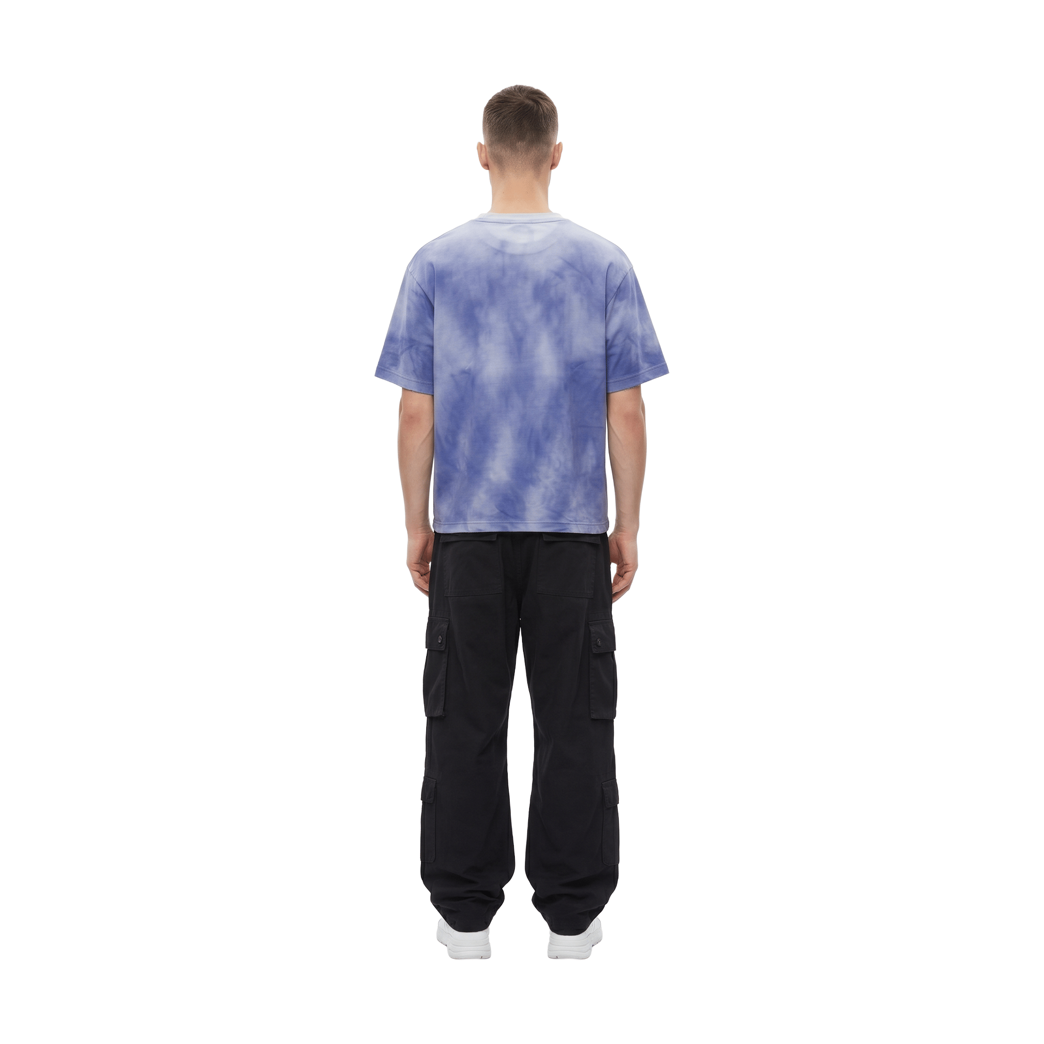 Represent ACNE STUDIOS Exford Distressed Logo Print Tee Dusty Blue (SS25)