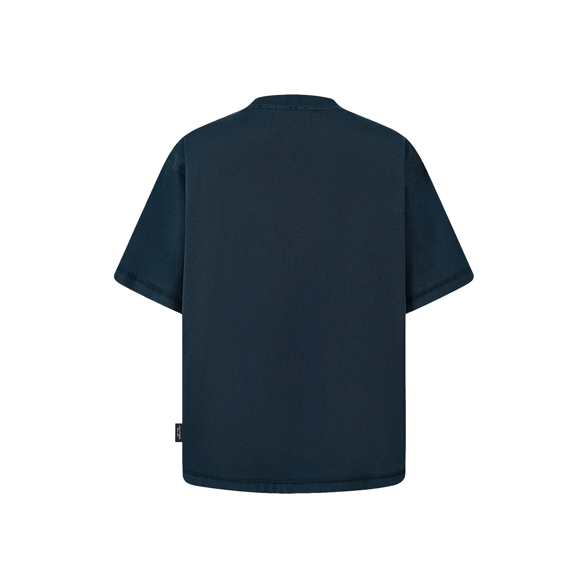 SLOWDOWN Transparent Tape Basic Blue Tee (SS26)