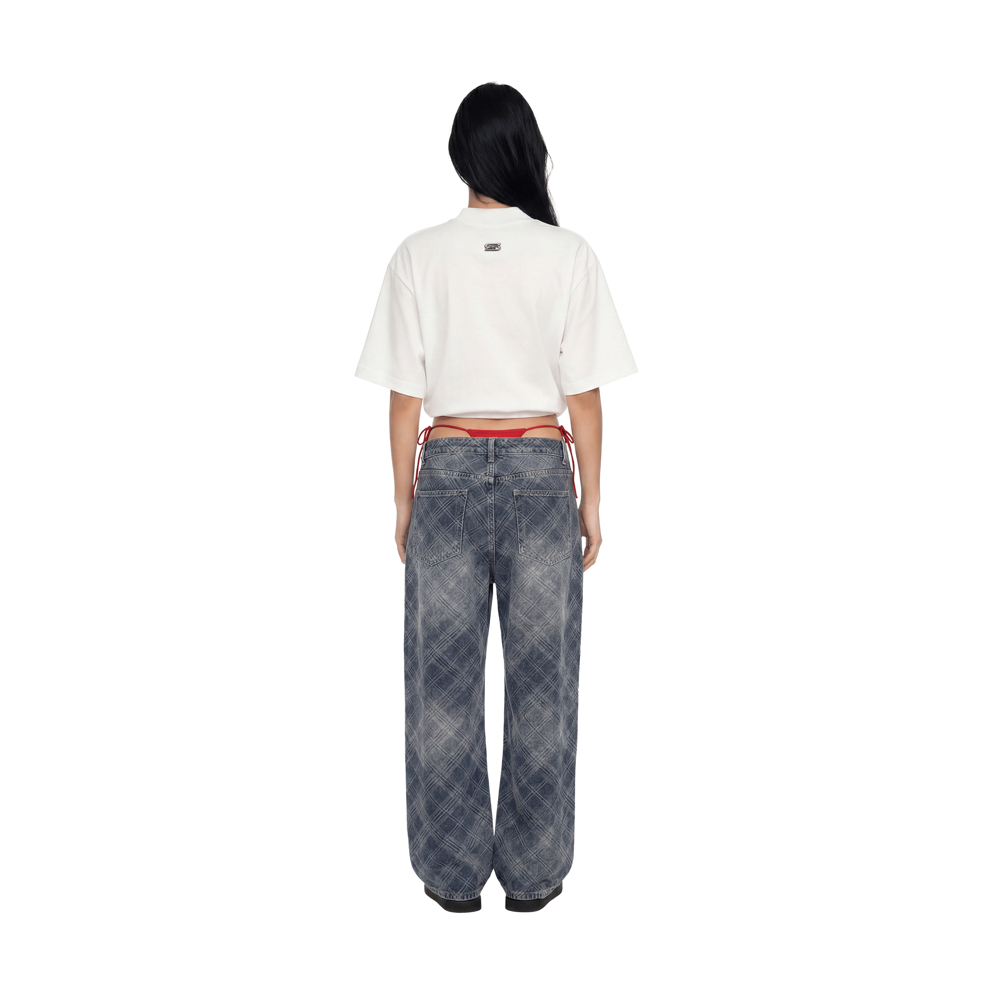 SLOWDOWN 3D Embroidery Tee White (SS26)