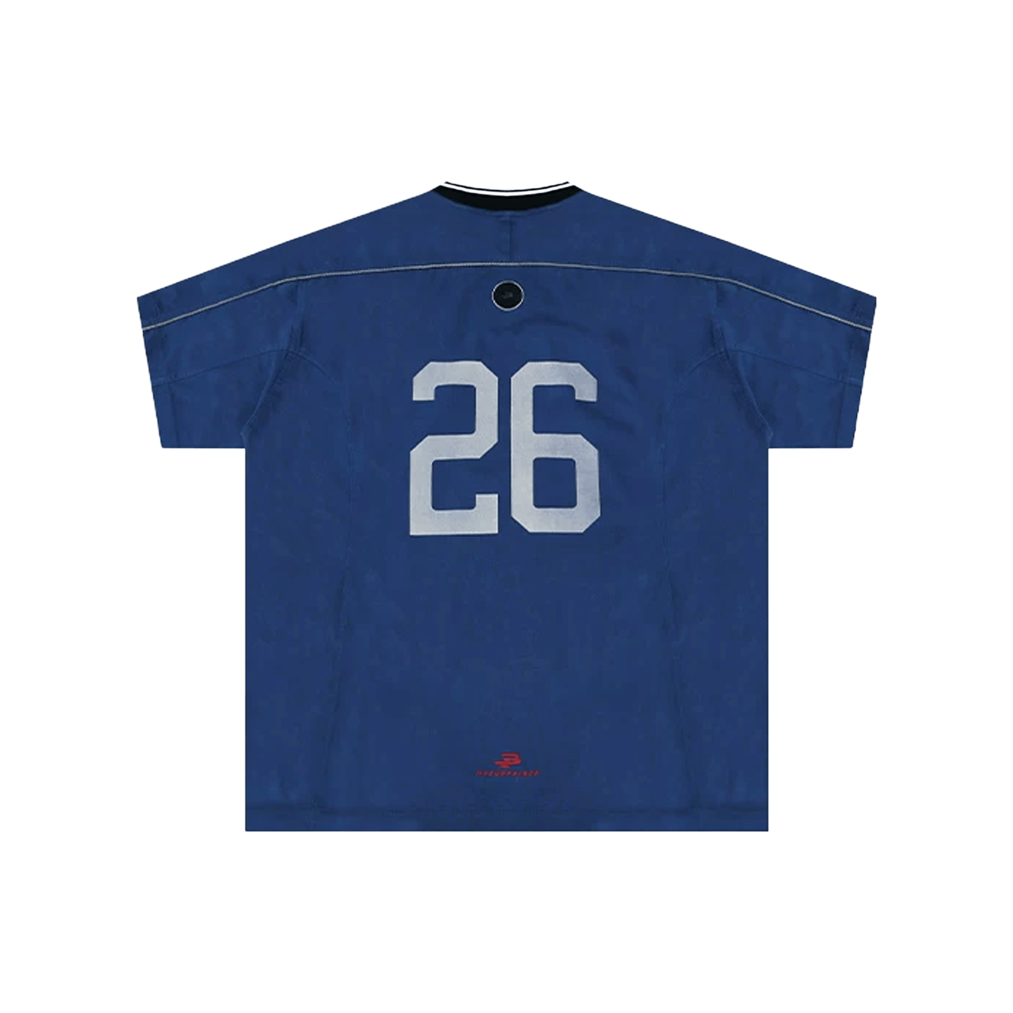 MASONPRINCE Reconstructed Appliqué Embroidery Tee Blue (SS26)