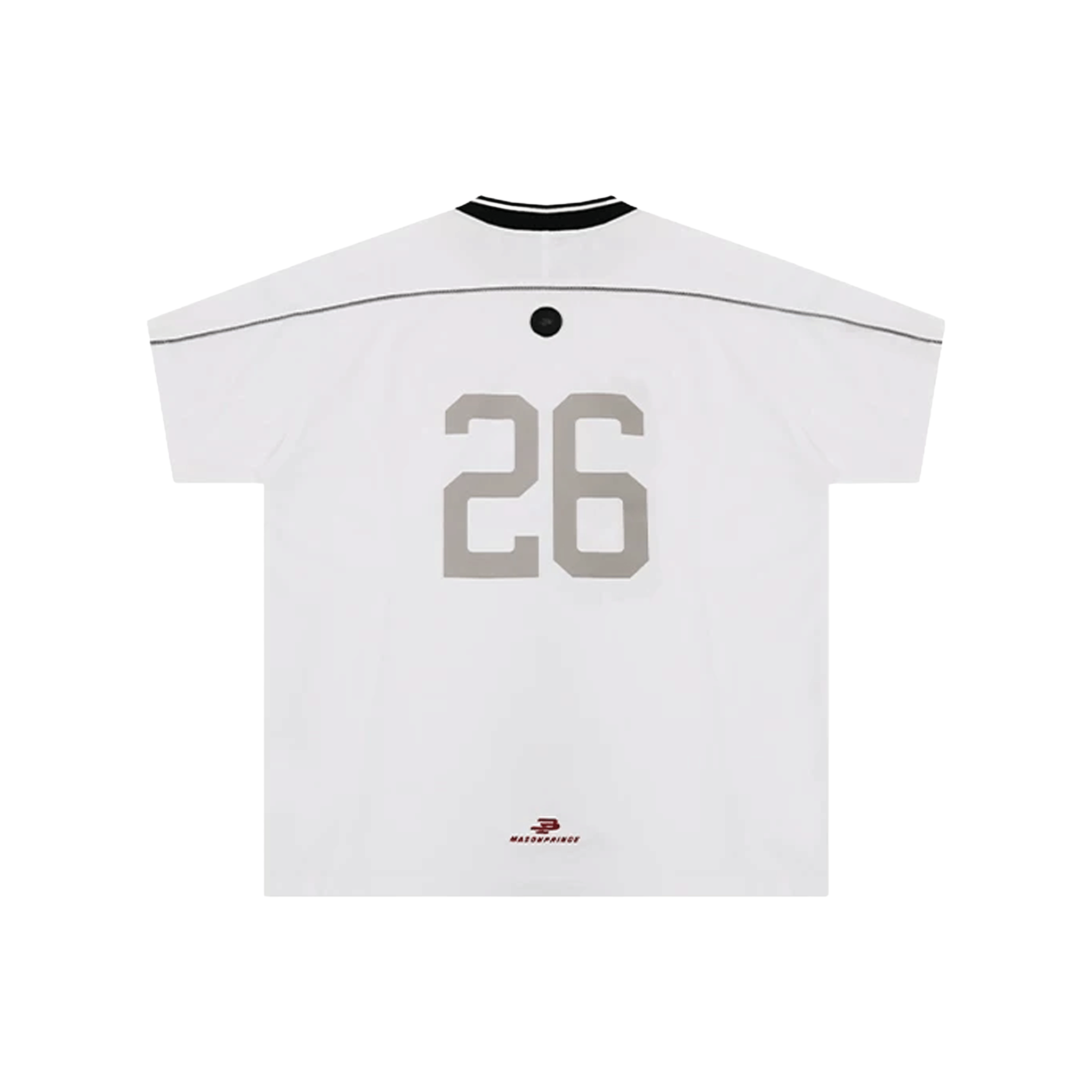 MASONPRINCE Reconstructed Appliqué Embroidery Tee White (SS26)