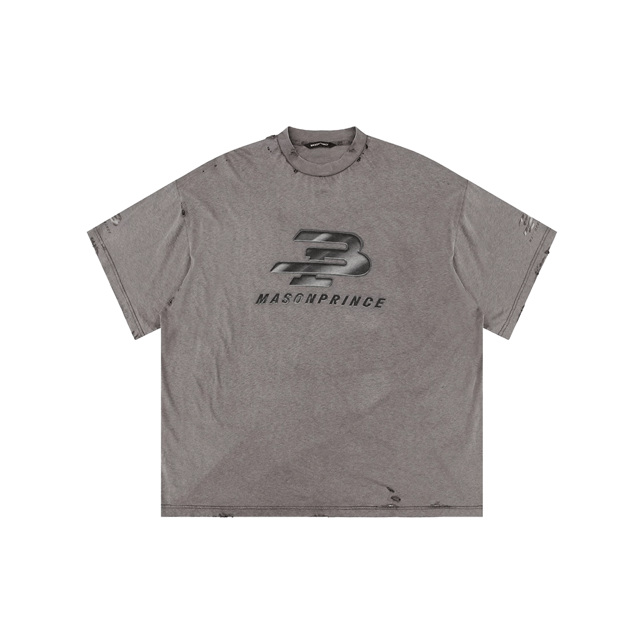 MASONPRINCE Early Autumn Vintage Short Sleeved Tee Paris Grey (FW25)