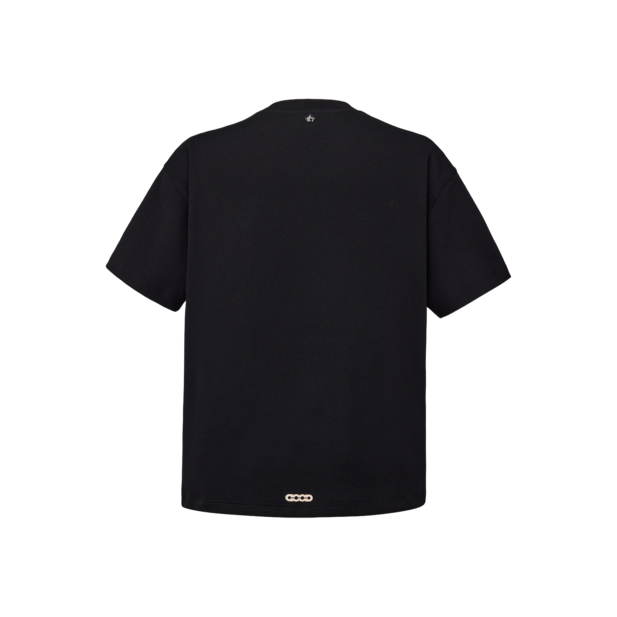 GOODBRAND Slogan Champagne Fragment Tee Black (SS26)