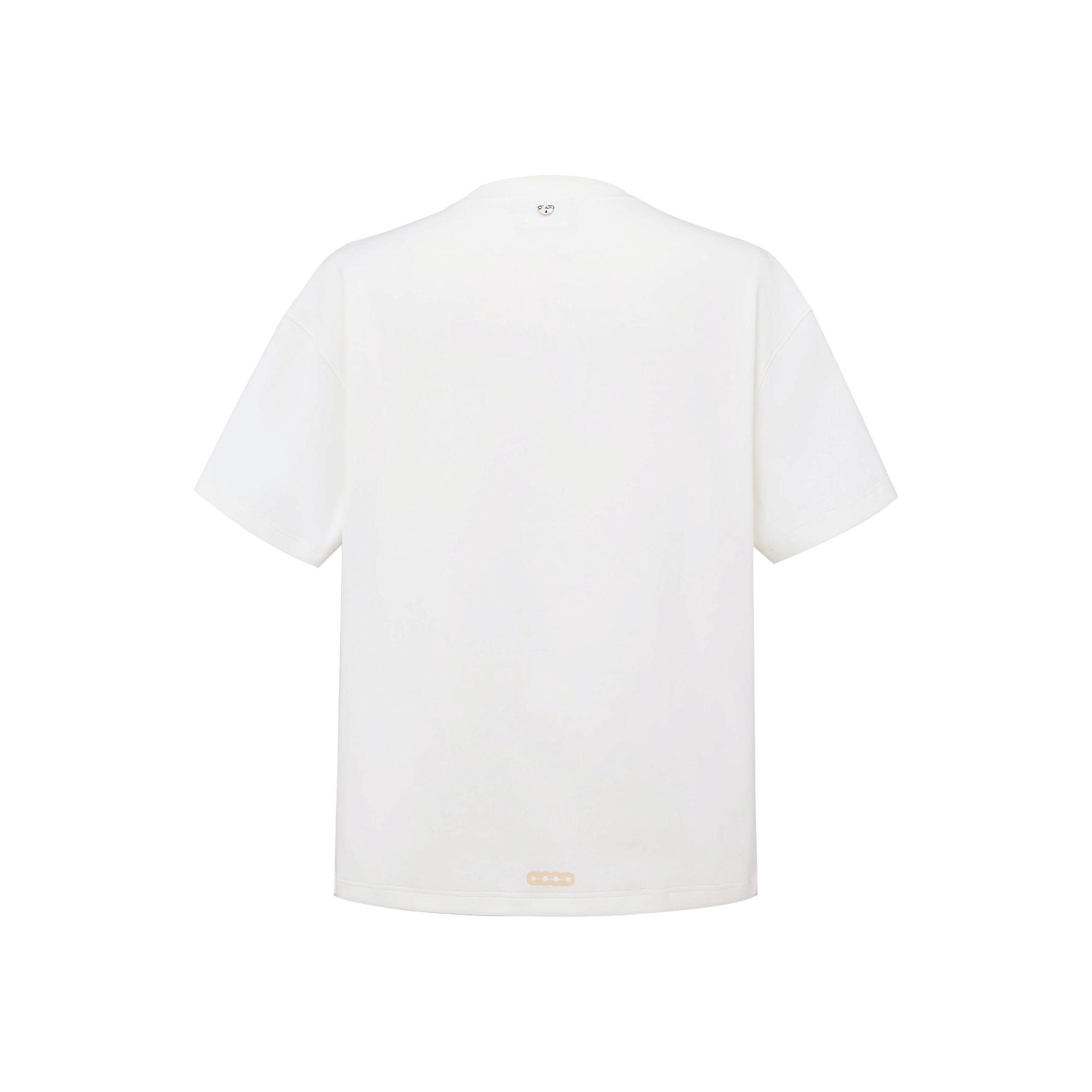 GOODBRAND Slogan Champagne Fragment Tee White (SS26)