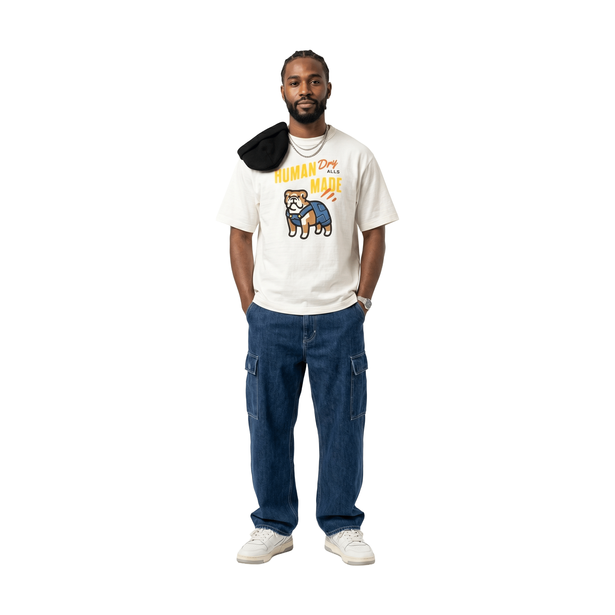 Human Made Dog Graphic #15 Tee White (SS26)