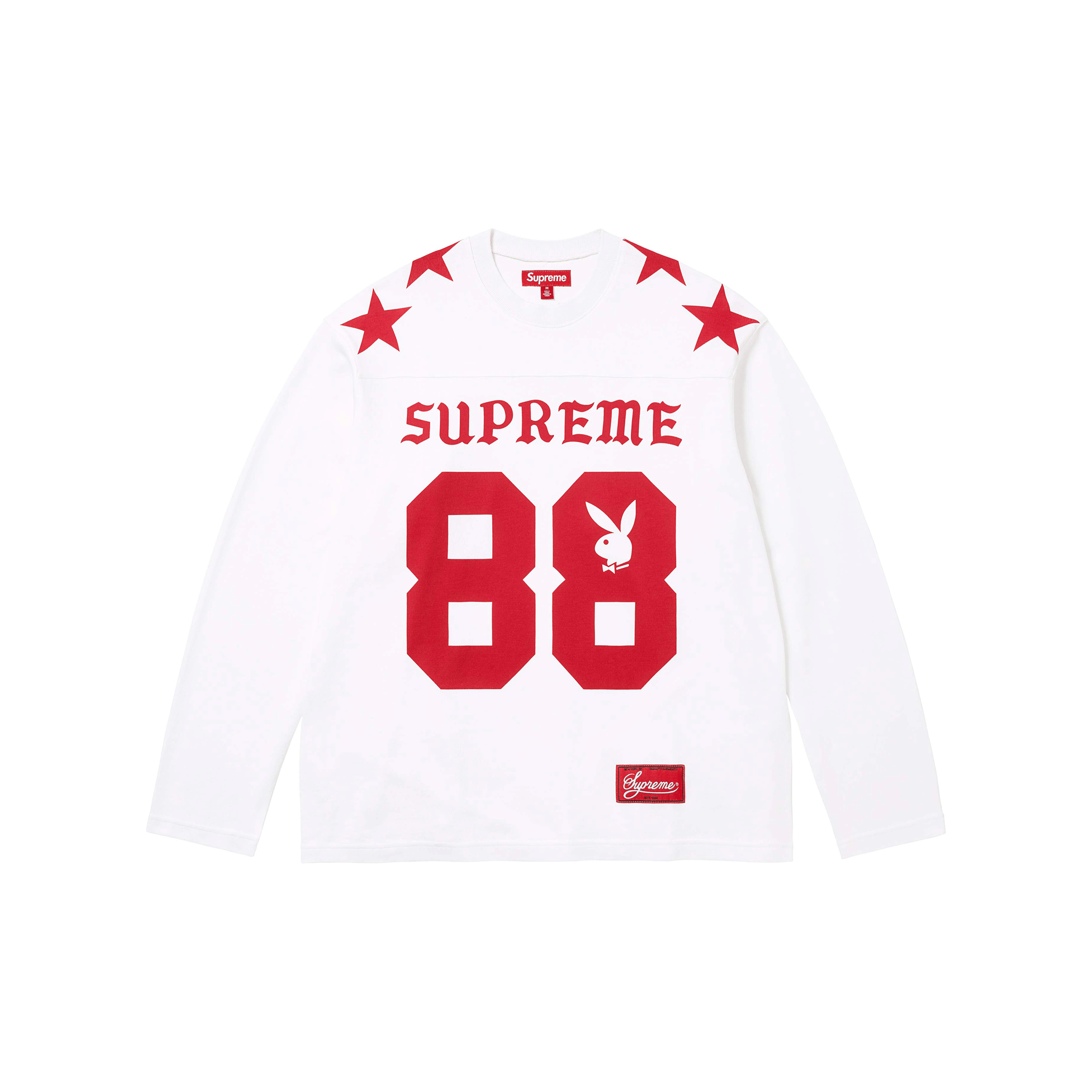 Supreme x Playboy® Long Sleeved Football Tee White (SS26)