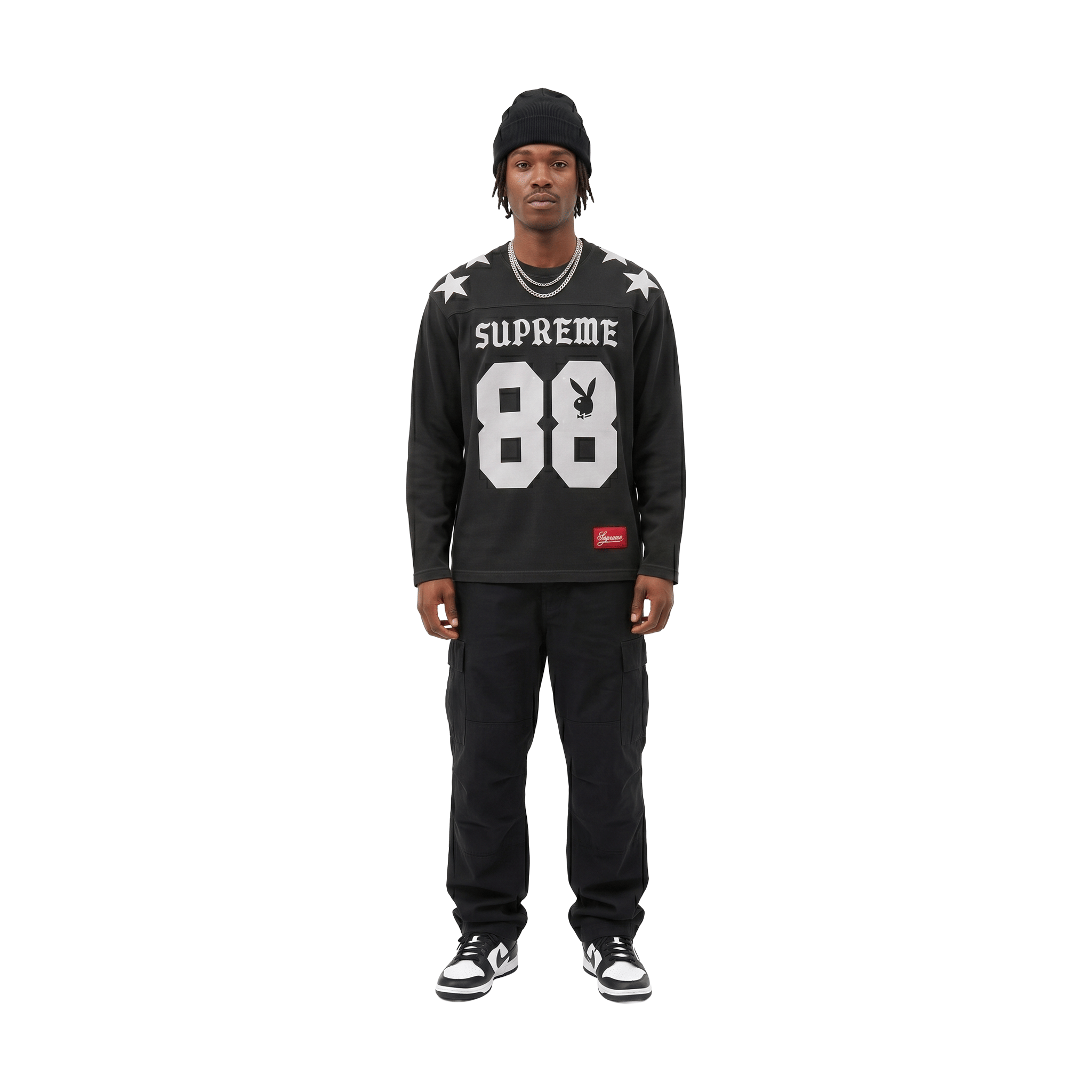 Supreme x Playboy® Long Sleeved Football Tee Black (SS26)