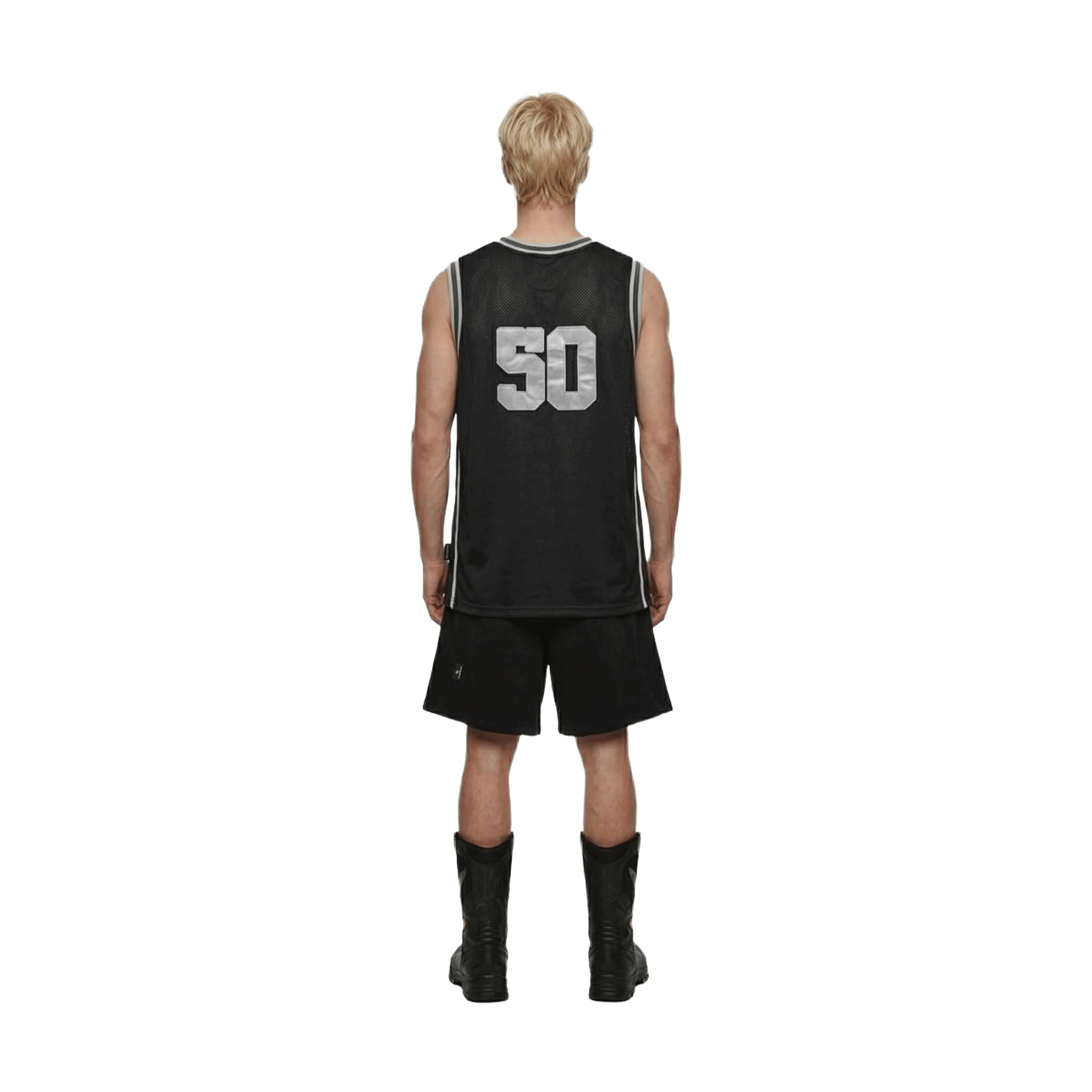 SLOWDOWN Time Out SD Quilted Sleeveless Jersey Black (SS26)