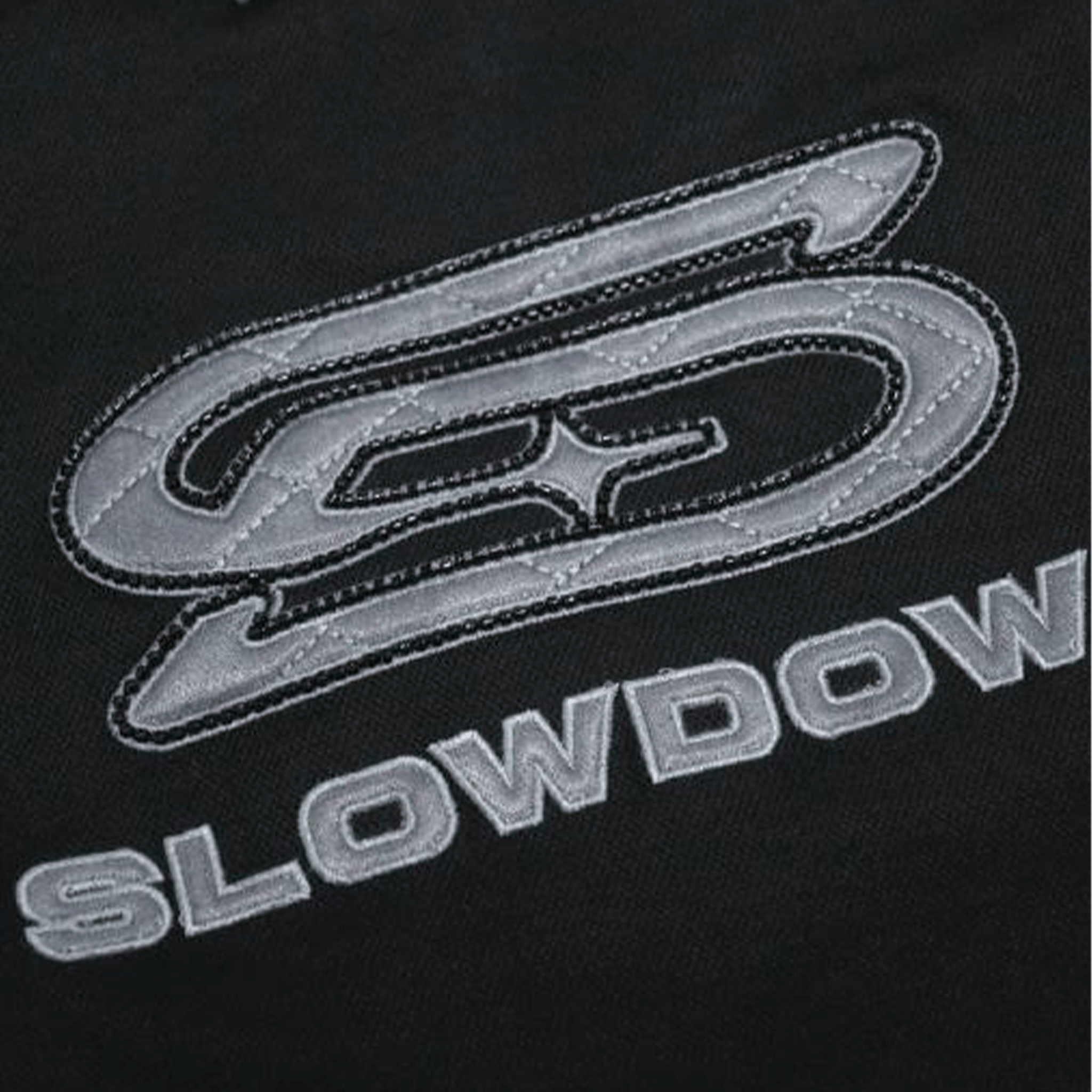 SLOWDOWN Time Out SD Quilted Sleeveless Jersey Black (SS26)
