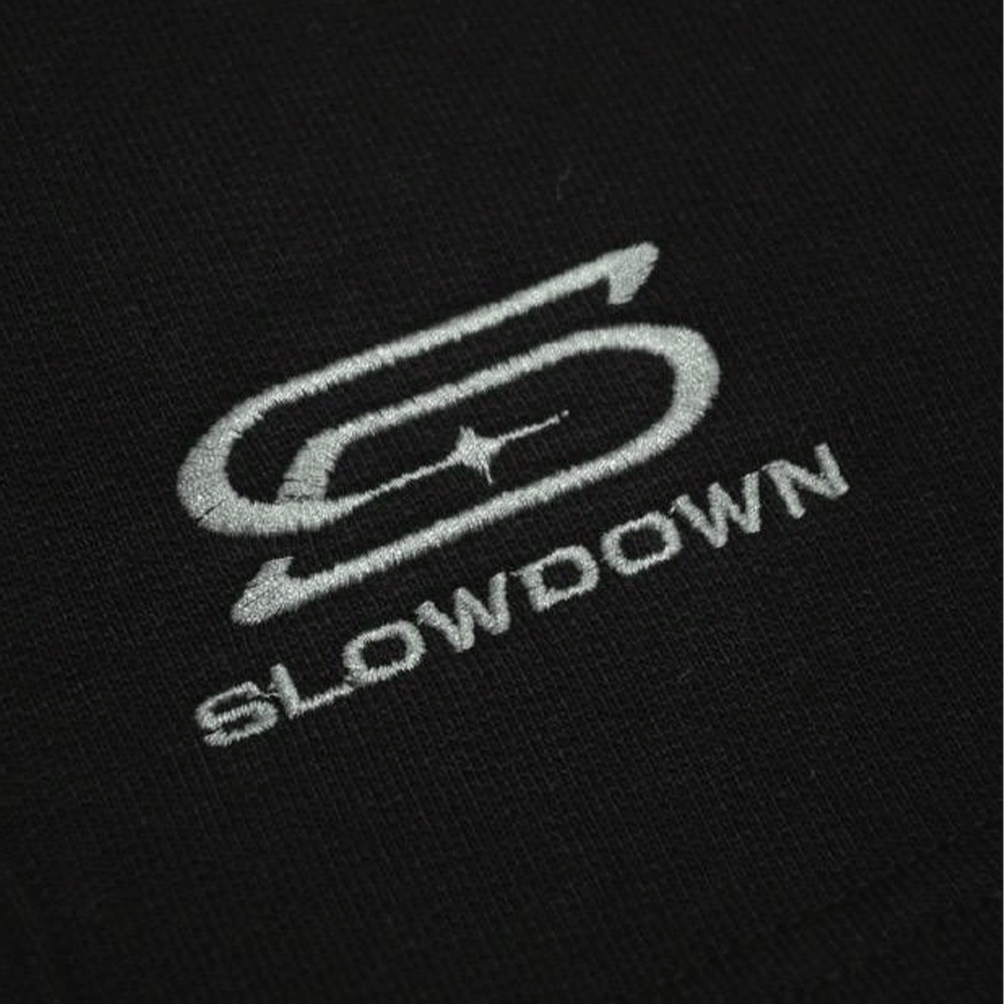 SLOWDOWN Time Out SD Logo Embroidery Sweatpants Black (SS26)