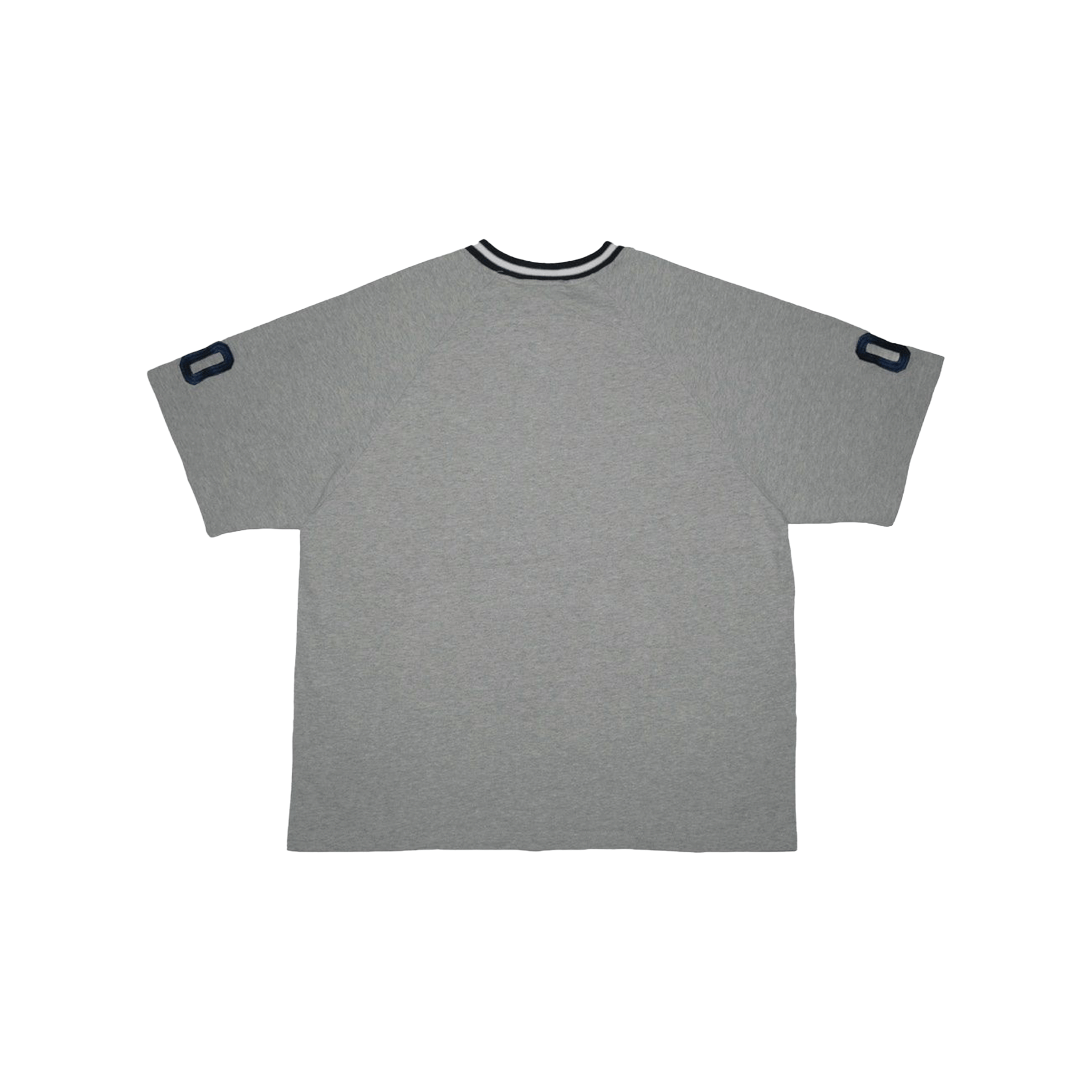 SLOWDOWN Time Out SD Quilted V-Neck Jersey Light Grey (SS26)