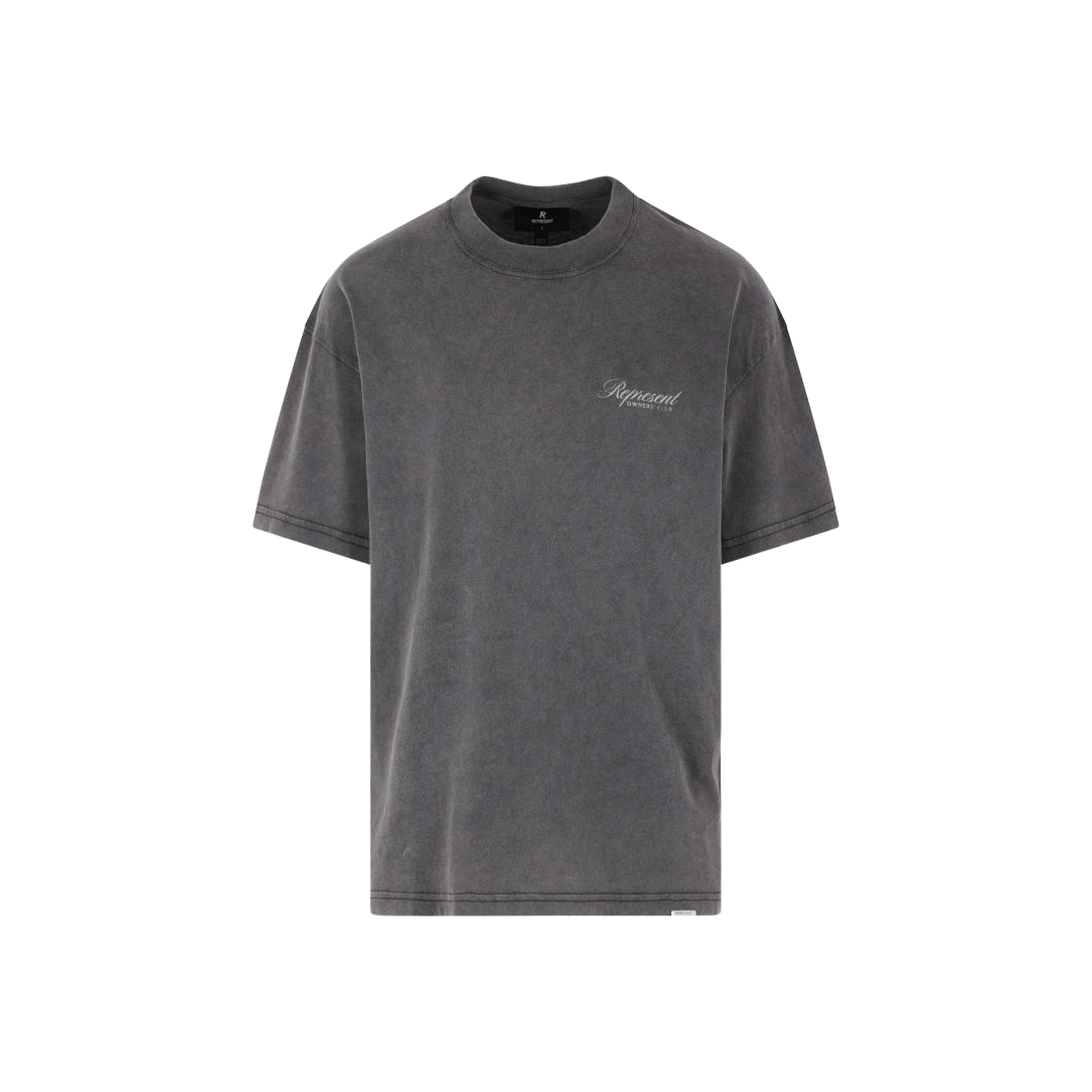 Represent Owners Club Script Tee Vintage Grey (SS26)
